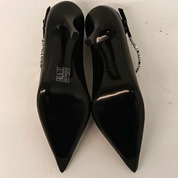 Alexander Wang Alexander Wang Women's Delphine 105mm Logo Pumps - Black Size US 6 / IT 36 - 12 Thumbnail