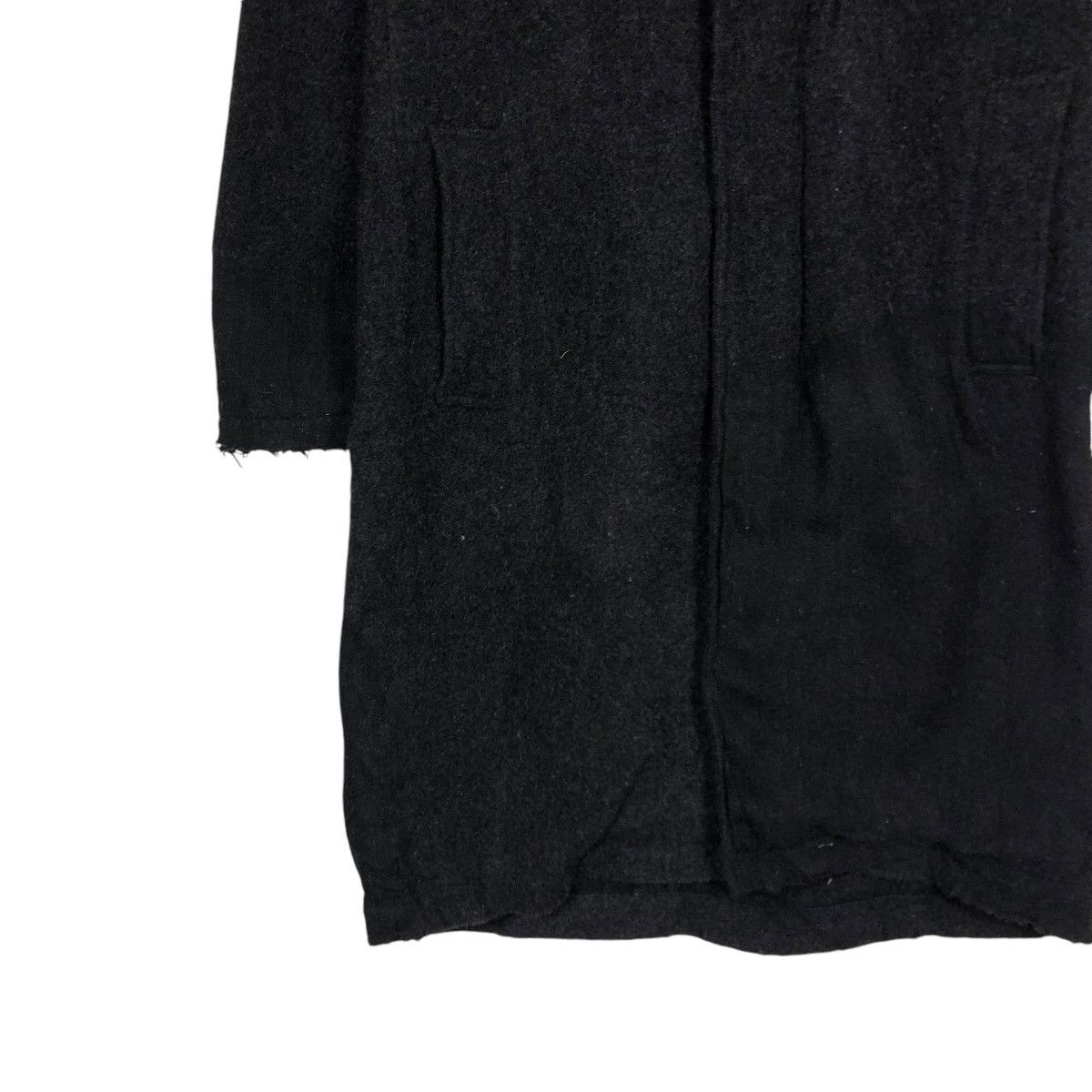 Ground Y 🔥RICH BLACK MOHAIR WOOL LONG JACKET GROUNDY YOHJI YAMAMOTO Size US M / EU 48-50 / 2 - 7 Thumbnail