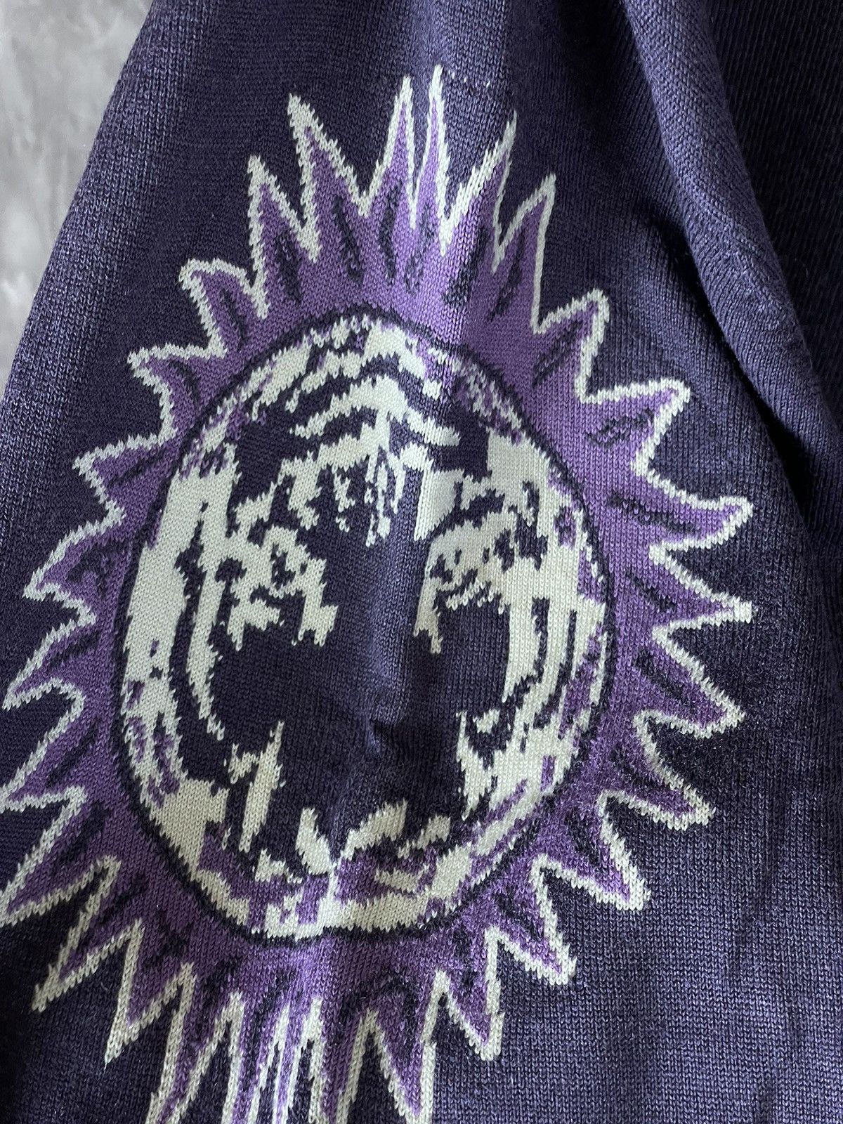 Roberto Cavalli Just Cavalli Vintage Purple Sweater/Sweatshirt Size US XL / EU 56 / 4 - 6 Thumbnail