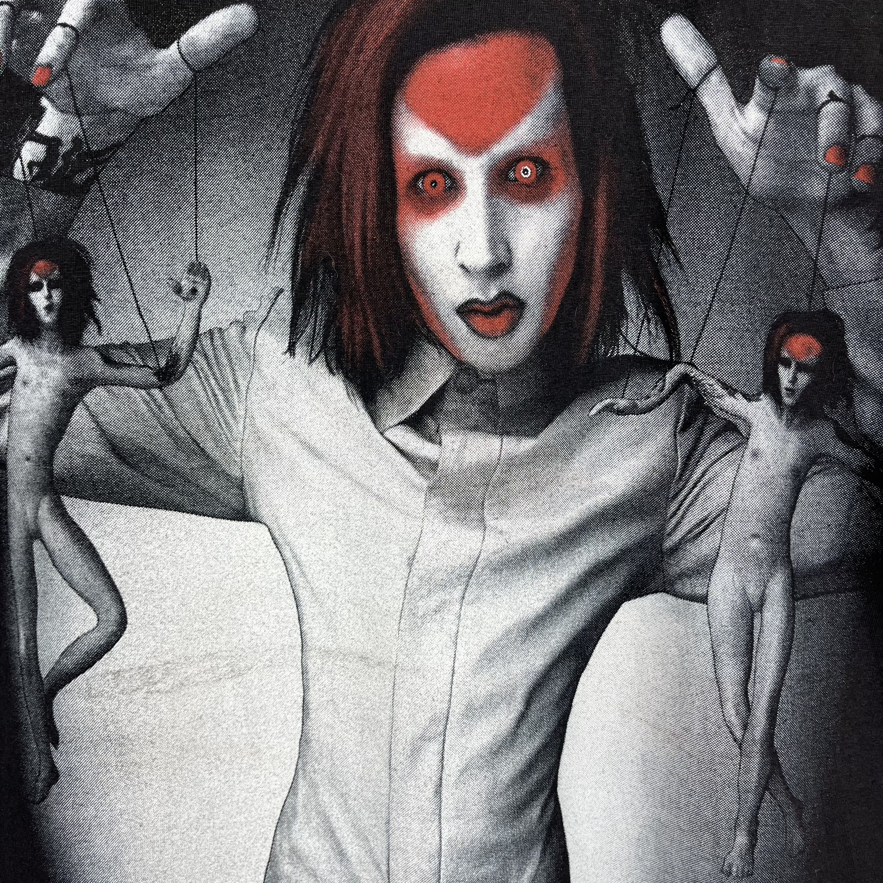 Band Tees Vintage Marilyn Manson Rare Rock Band T Shirt 2000’s Size US L / EU 52-54 / 3 - 17 Thumbnail