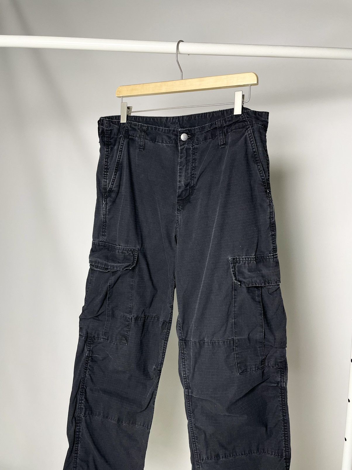 Carhartt Carhartt Vintage Faded Distressed Aviator Cargo Pants Size US 32 / EU 48 - 6 Thumbnail