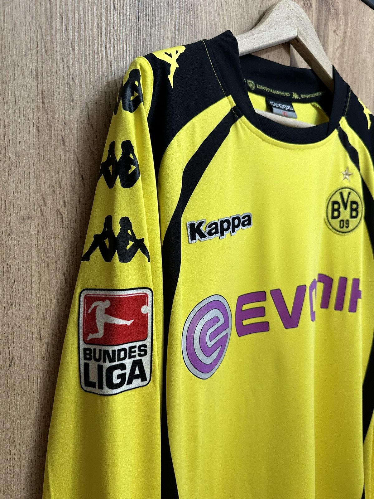 Vintage #18 LUCAS Borrusia Dortmund 2009/10 Kappa Home Shirt Jersey Size US XL / EU 56 / 4 - 5 Thumbnail