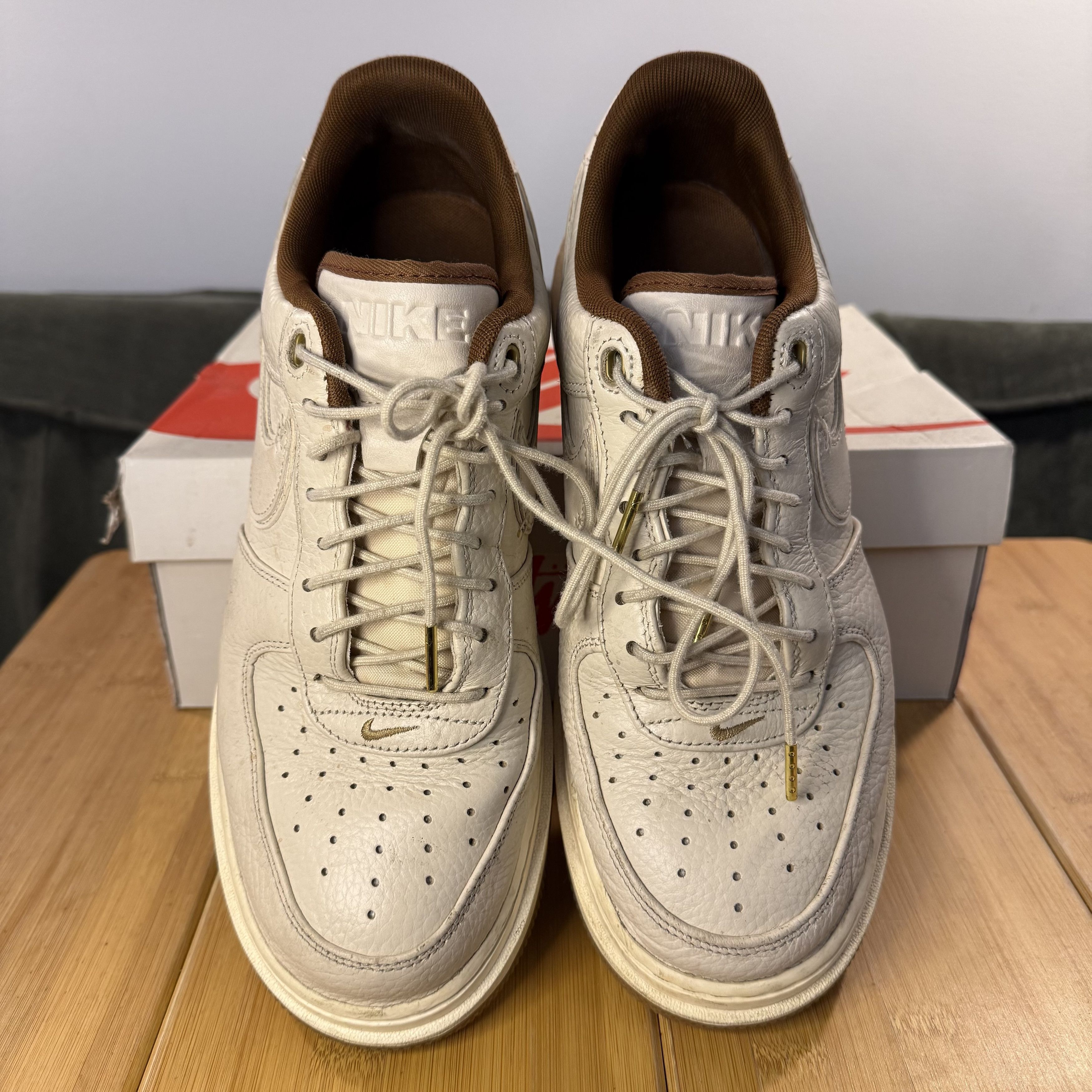 Nike Nike Air Force 1 Low Luxe Pearl White, DB4109-200 Size US 10.5 / EU 43-44 - 3 Thumbnail