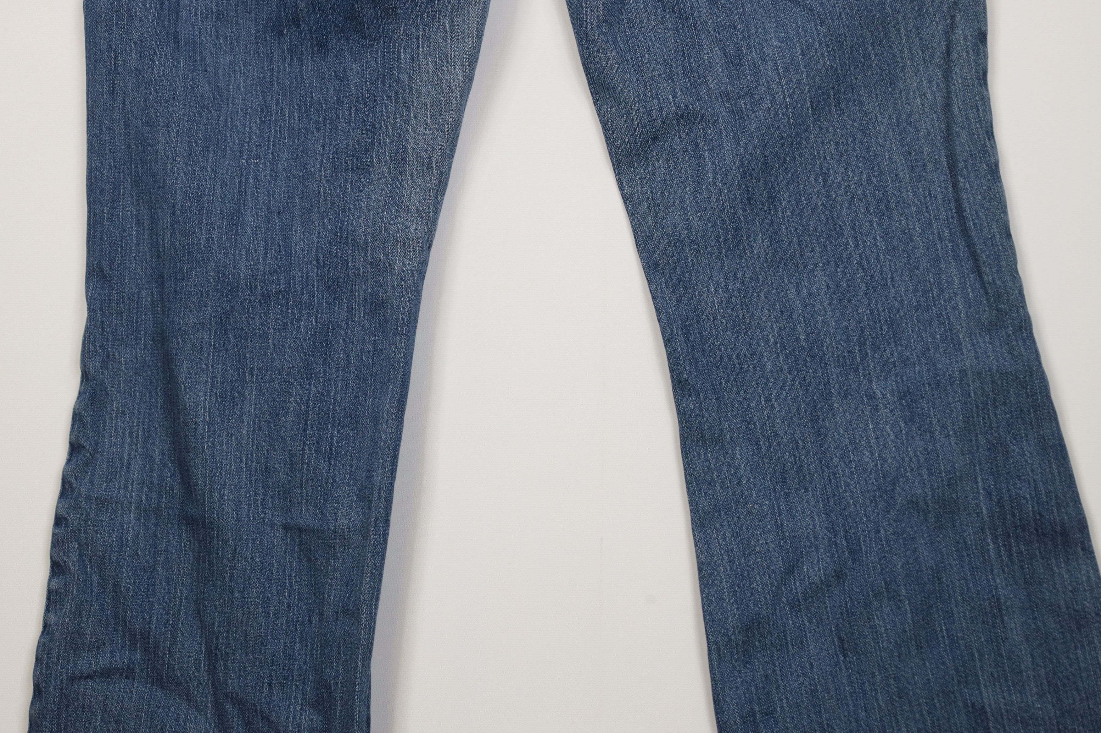 Express Vintage Y2K Express X2 Long Babydoll Curvy Wide Leg Jeans Size 34" / US 12 / IT 48 - 10 Thumbnail