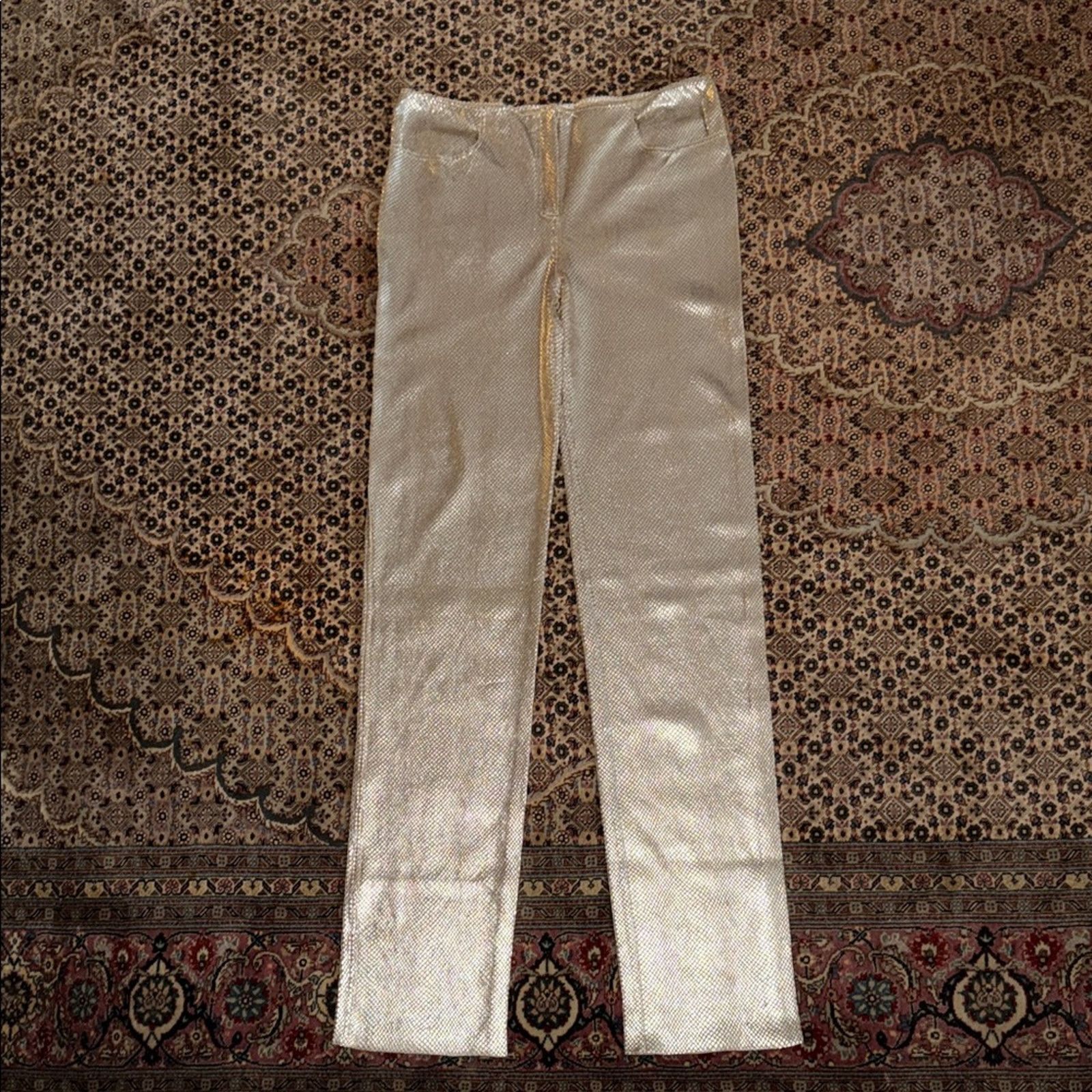 La Perla Marvel by La Perla Snakeskin Women's High Rise Jeans Size 44 Size 32" / US 10 / IT 46 - 6 Thumbnail