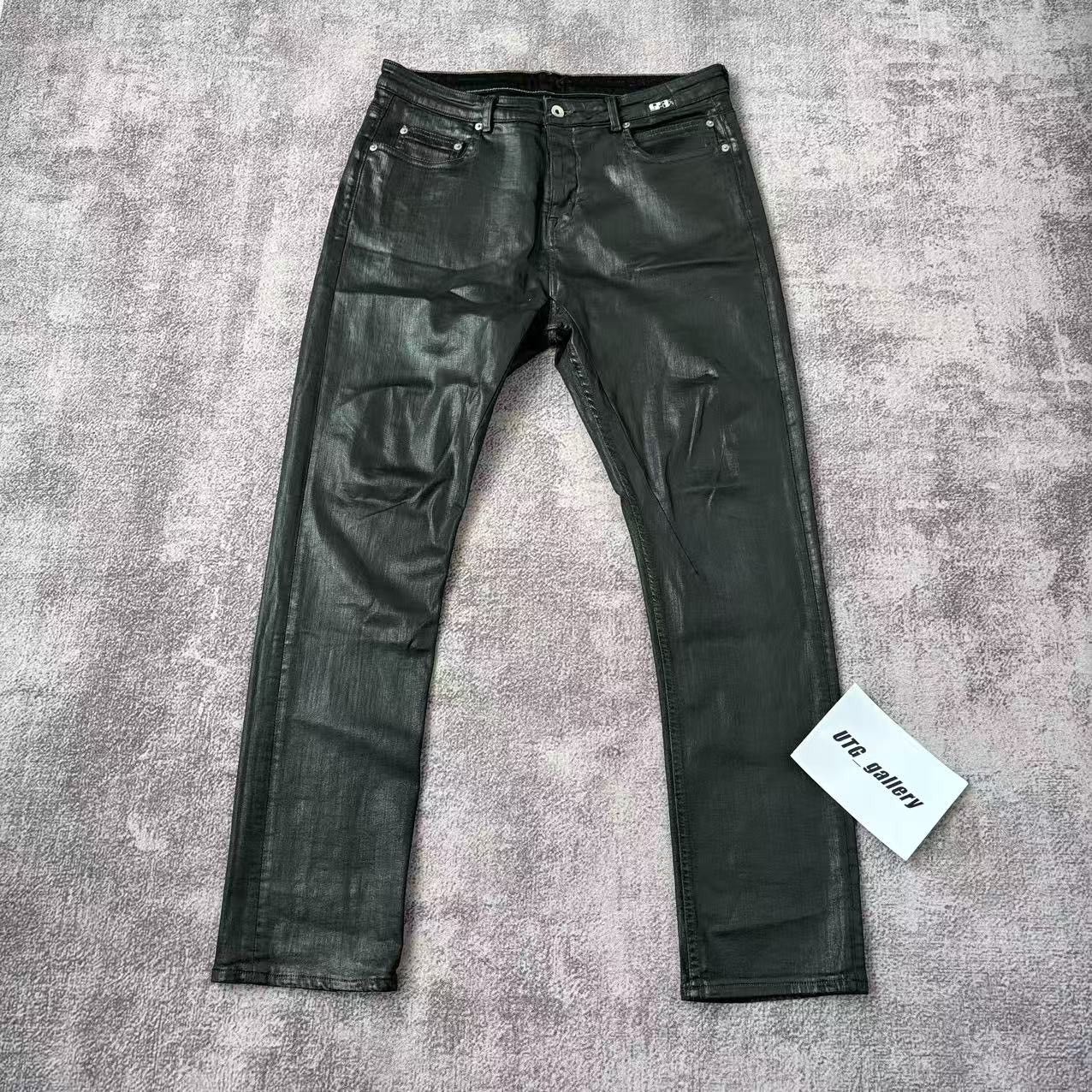 Rick Owens Drkshdw Rick Owens Hard Black Detroit Cut Denim Sz. 28
