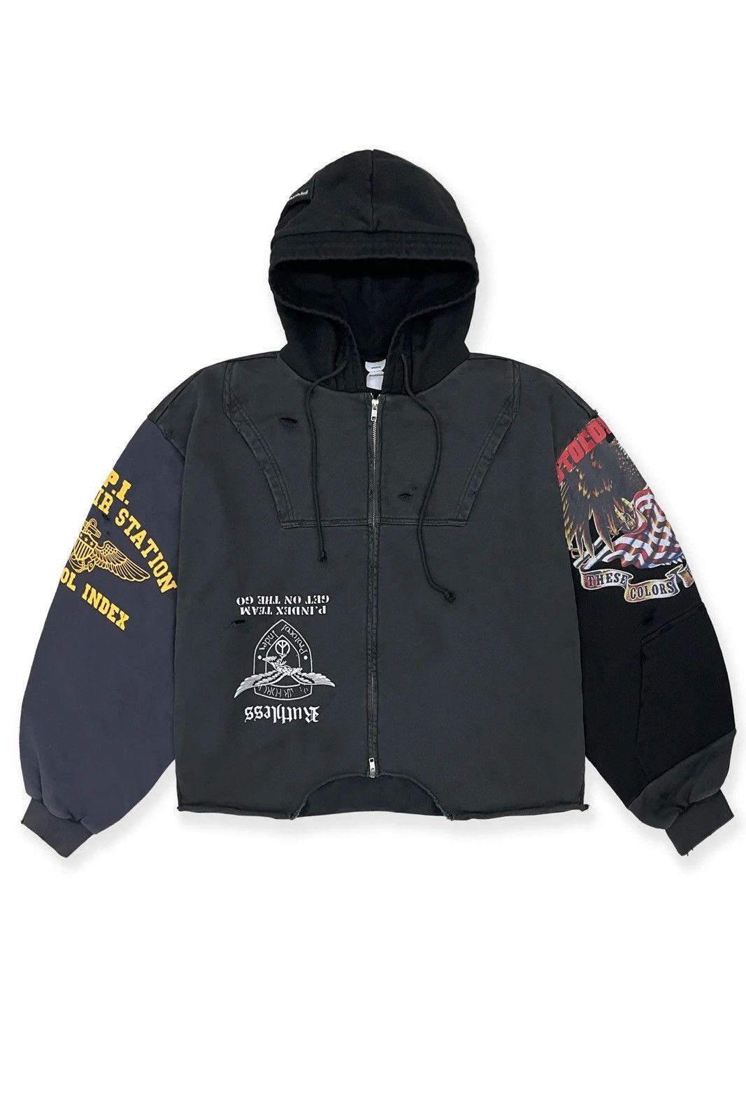 PROJECT G/R Protocol Index BUTTIVORE ZIP HOODIE PROJECT GR | Grailed