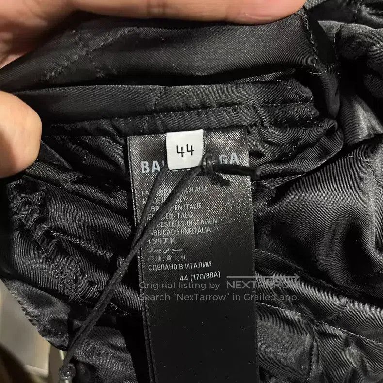 Balenciaga Balenciaga All-over black and grey double arm logo lock扣 c Size US S / EU 44-46 / 1 - 8 Thumbnail