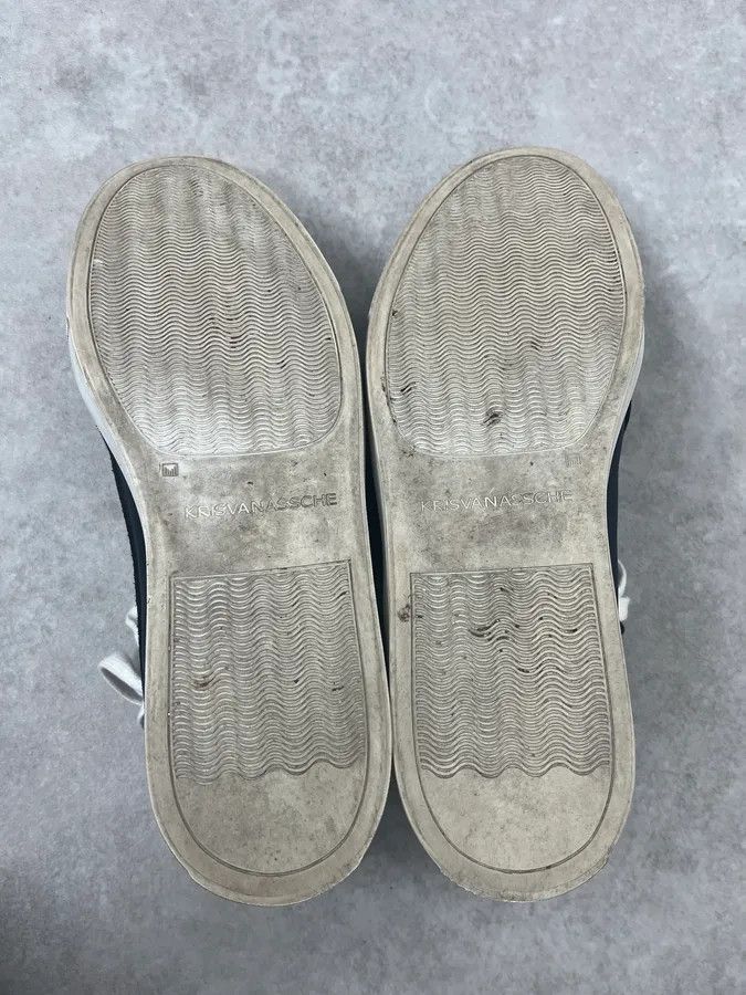 Kris Van Assche Kris Van Assche Navy & White Megalaced Sneakers Size US 9 / EU 42 - 8 Thumbnail