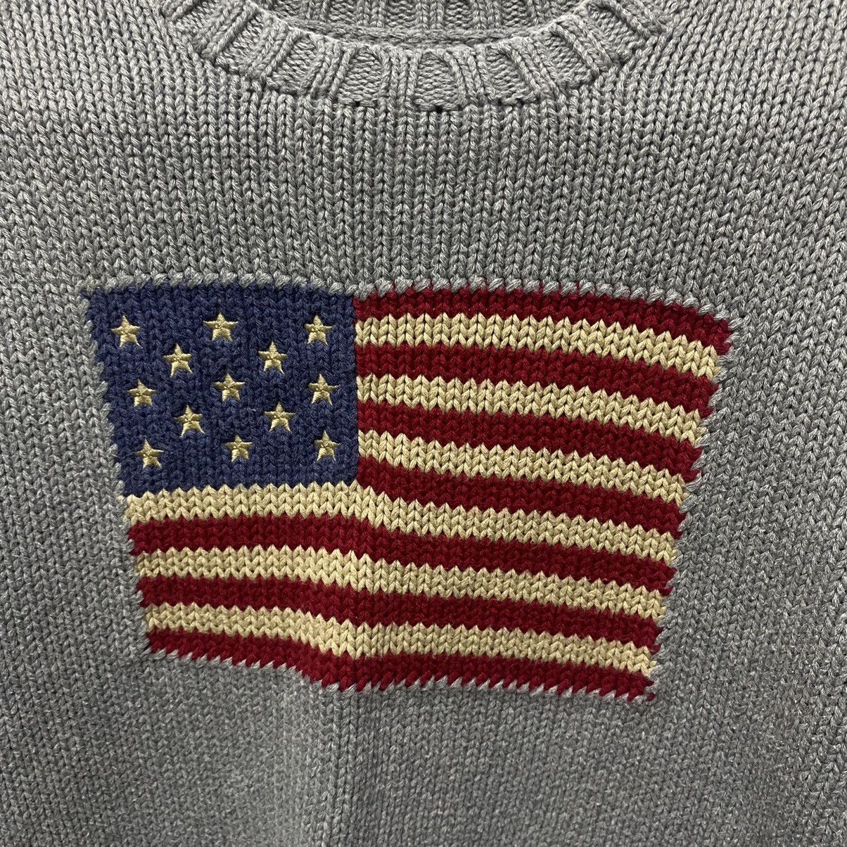 Polo Ralph Lauren Polo Ralph Lauren Sweater USA flag vintage Size US XXS / EU 40 - 6 Thumbnail