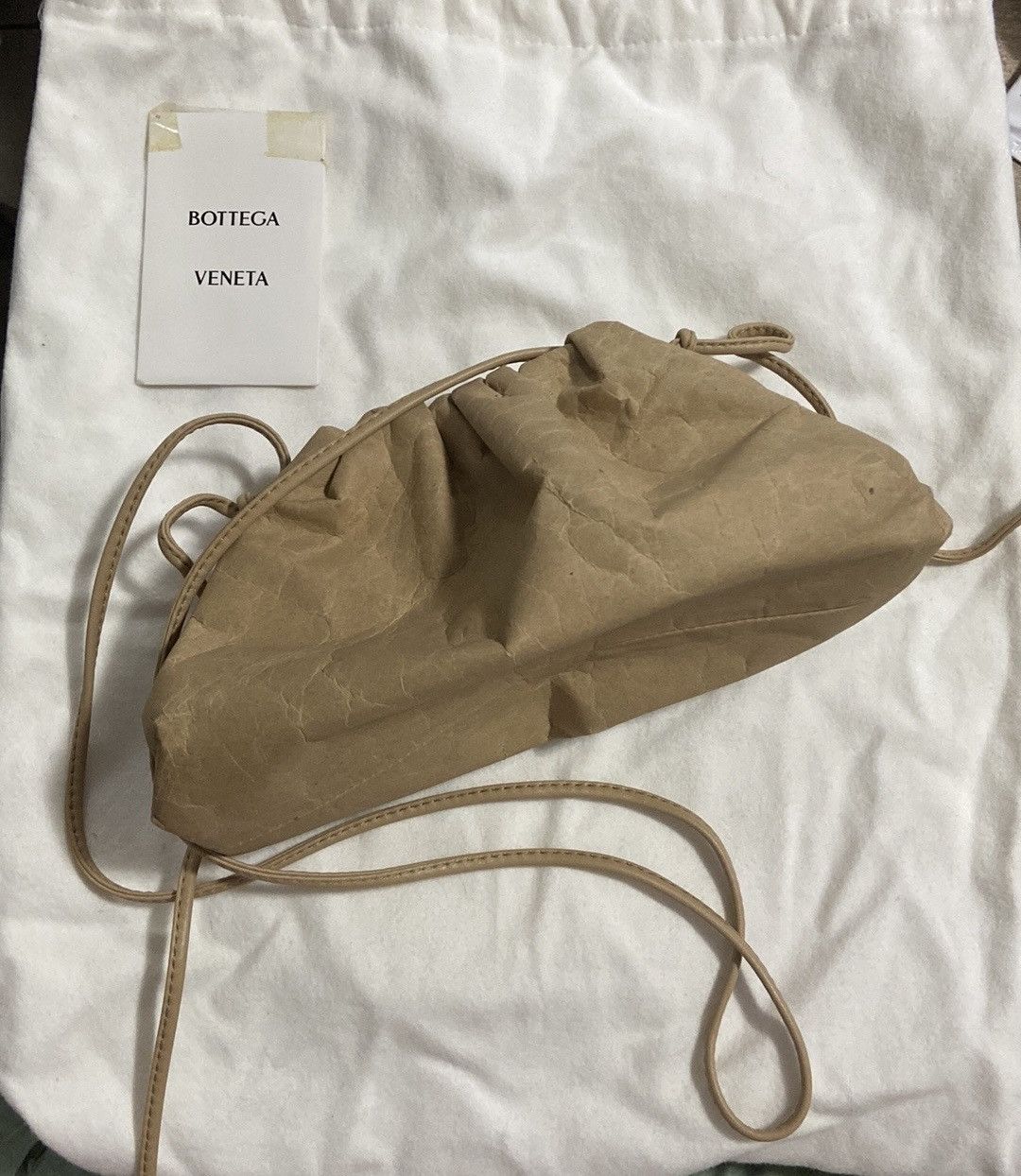 Bottega Veneta Bottega Veneta The Mini Pouch Brown Leather Clutch Size ONE SIZE - 15 Thumbnail