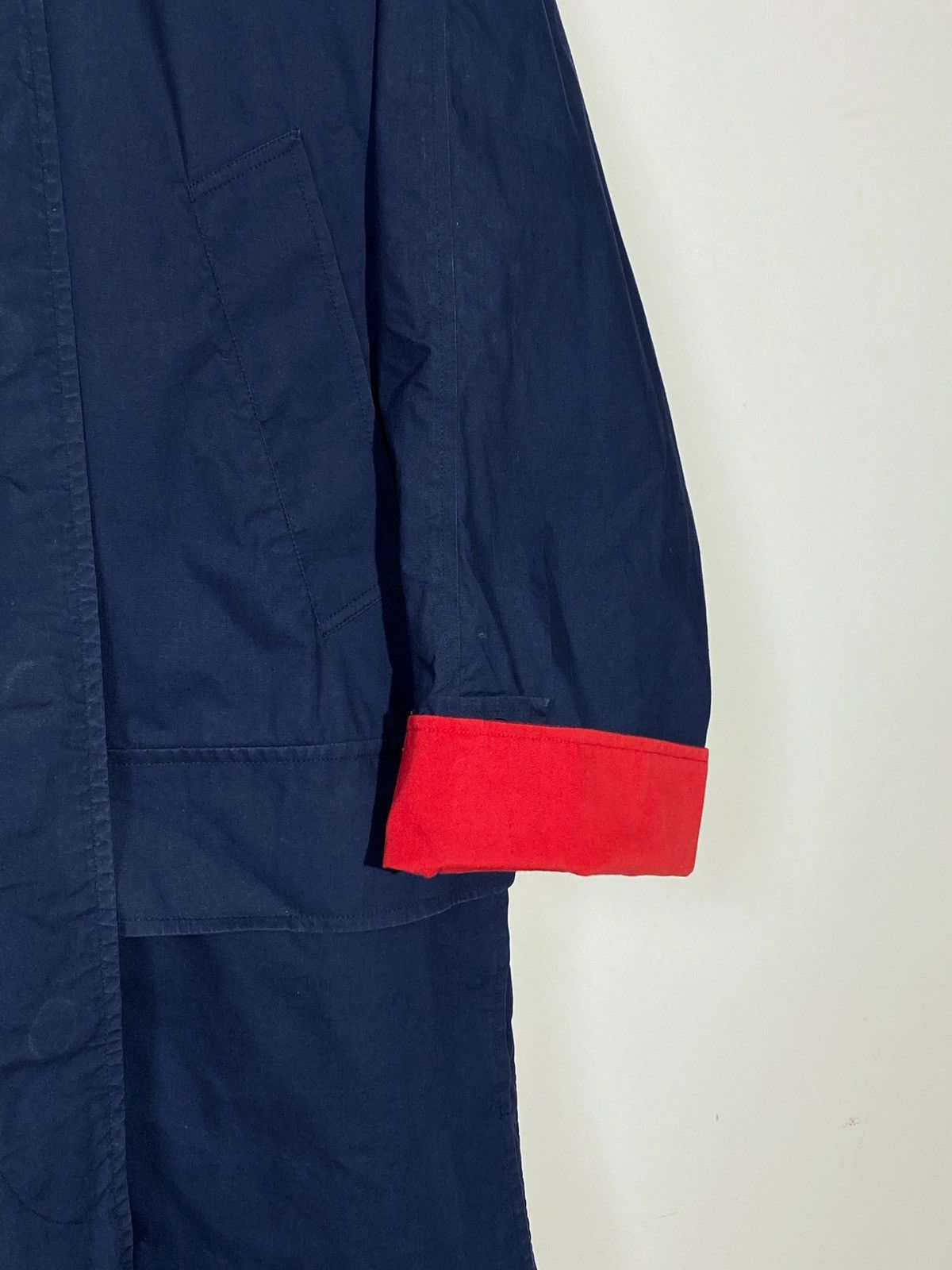 Burberry Vintage 1990s Burberry’s Navy Coat Jacket Japanese Vibes Size US M / EU 48-50 / 2 - 5 Thumbnail