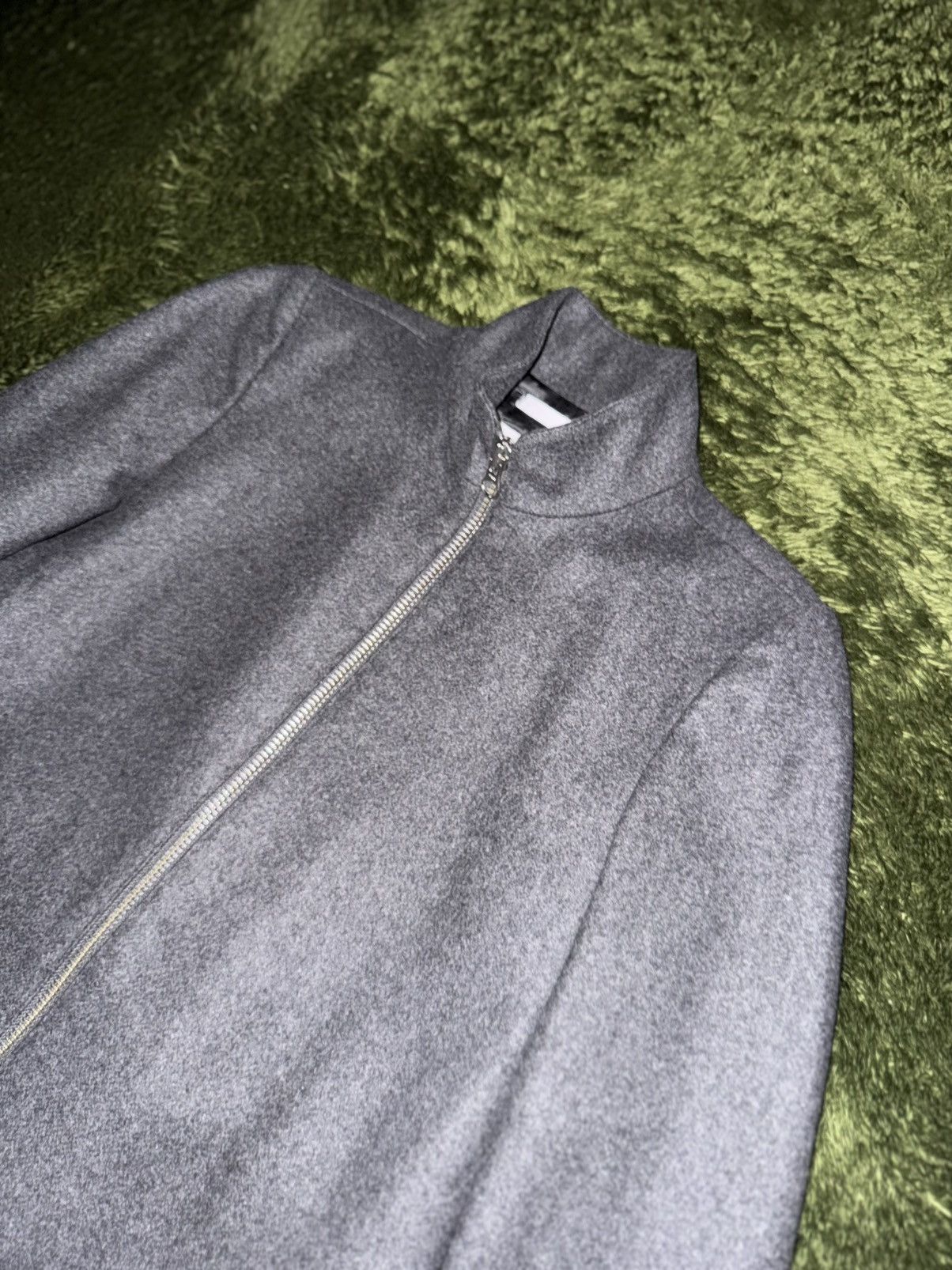 MM6 [38] MM6 Maison Margiela Two-Way Zip Wool Coat Grey Size XS / US 0-2 / IT 36-38 - 2 Thumbnail