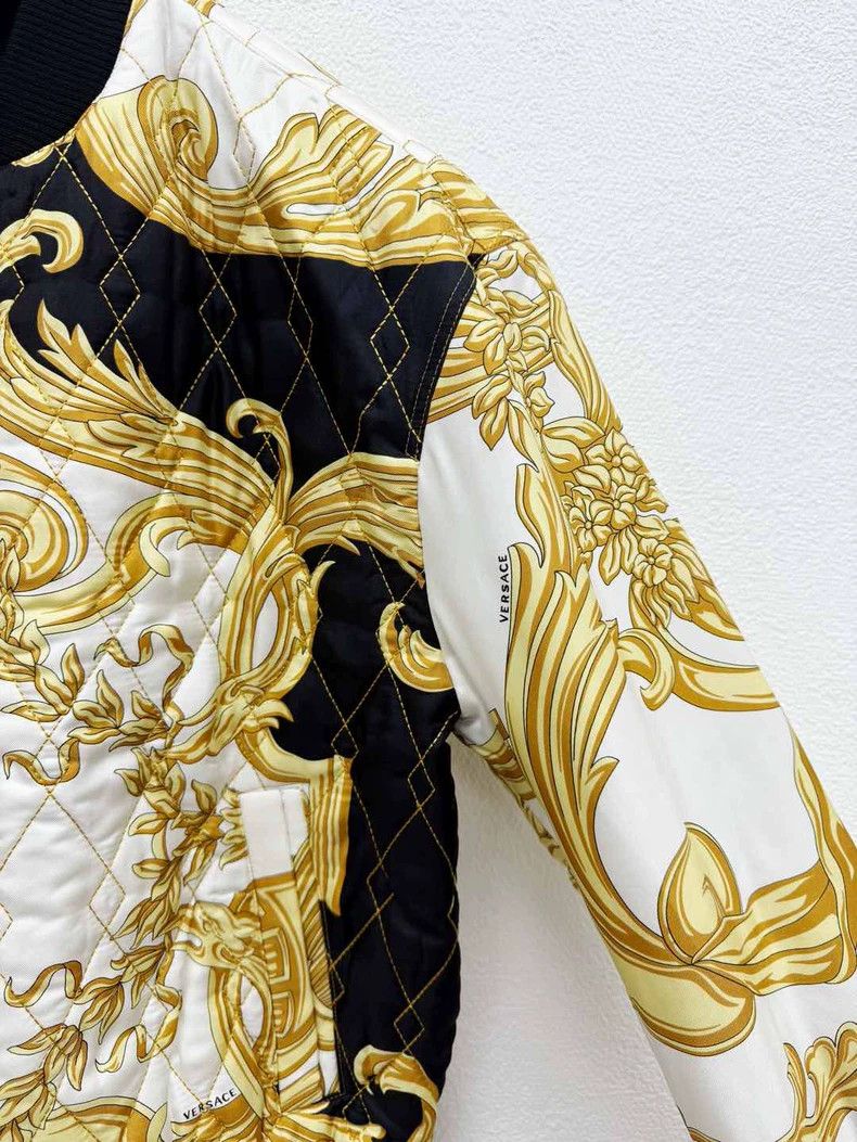 Versace Versace Mulberry silk cotton jacket Size US XS / EU 42 / 0 - 4 Thumbnail