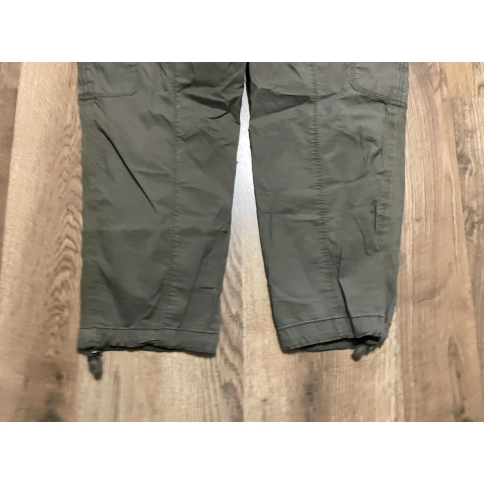 Sanctuary Sanctuary Pants Woman XL Green Capris Cargo Pockets Size 40" / US 18 - 4 Thumbnail