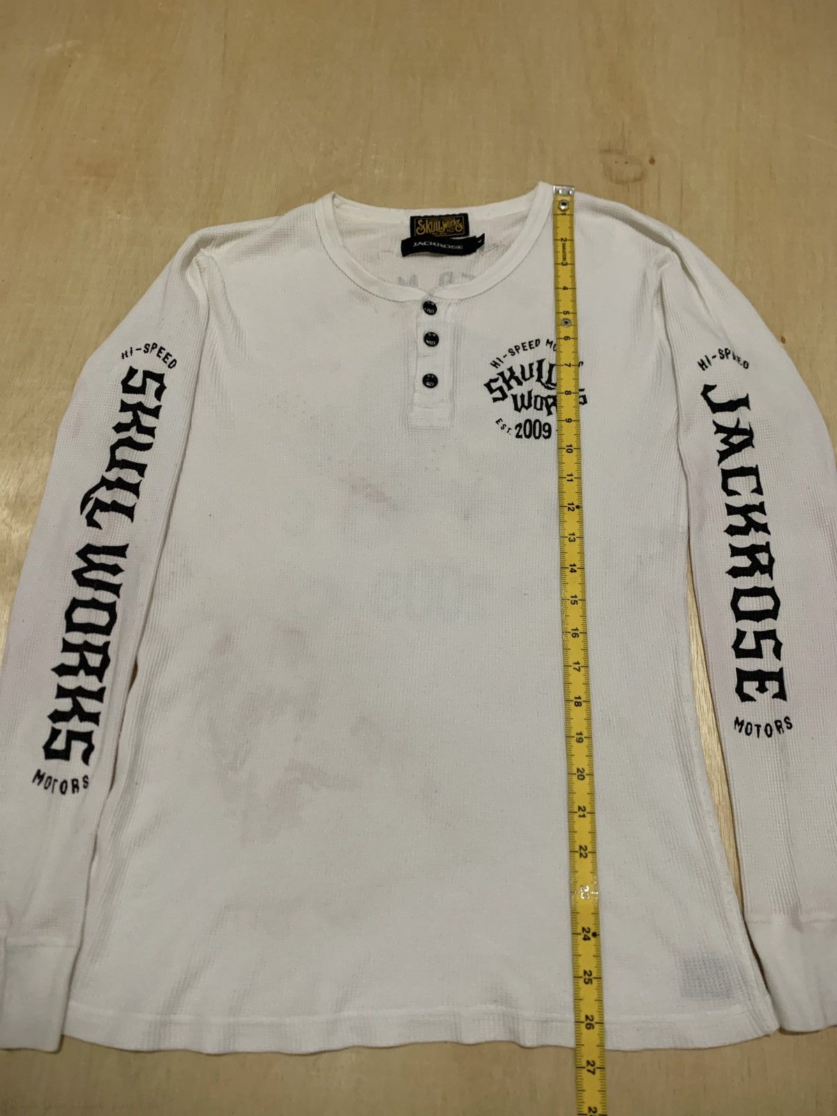 Hysteric Glamour × If Six Was Nine × Japanese Brand Y2k Skull Works Jackrose Longsleeve Size US M / EU 48-50 / 2 - 11 Thumbnail