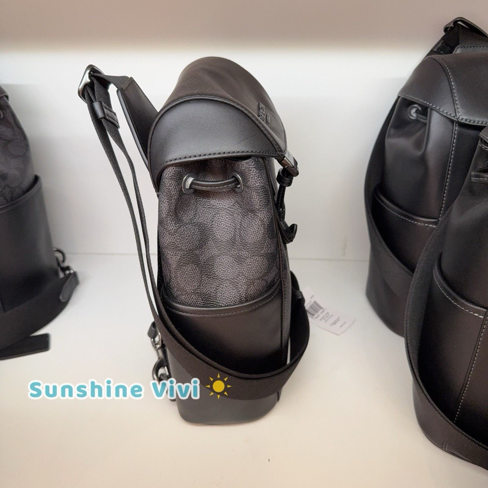 Coach NWT Coach Men's Body bag CT712 Racer Pack Black CT712 Size ONE SIZE - 5 Thumbnail