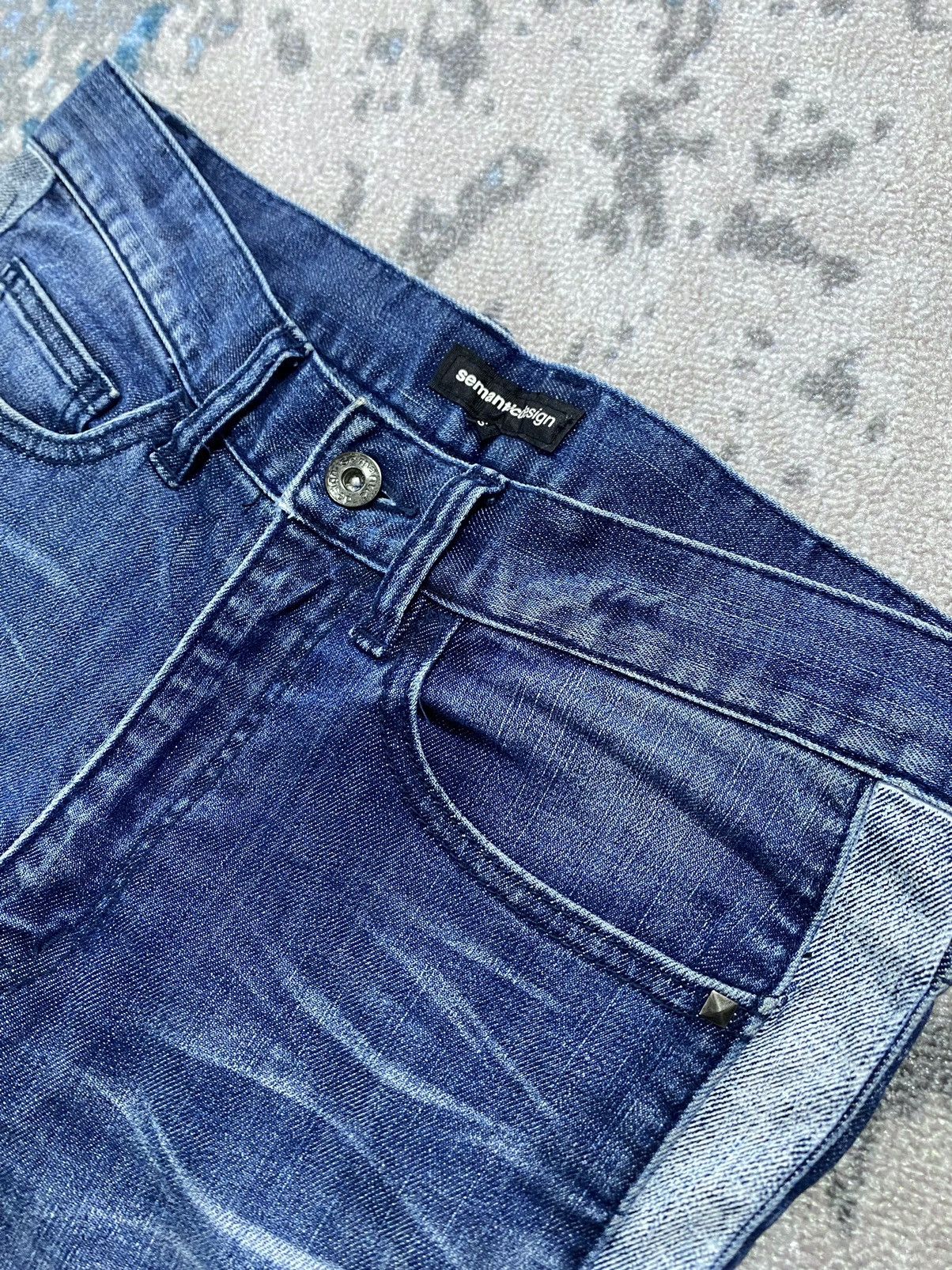 semanticdesign Japanes semantic design studded Distressed Jeans Size US 30 / EU 46 - 5 Thumbnail