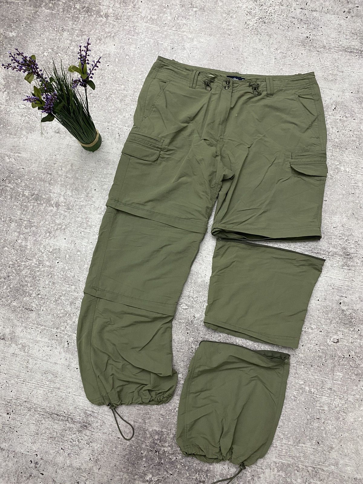 Vintage Avant GARDE Cargo Multipocket transformer pants | Grailed