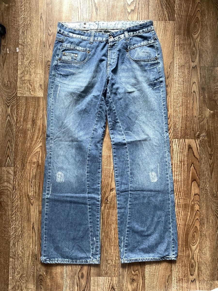 G-Star Baggy G-star big logo embroidery y2k loose fit jeans rare Size US 34 / EU 50 - 4 Thumbnail