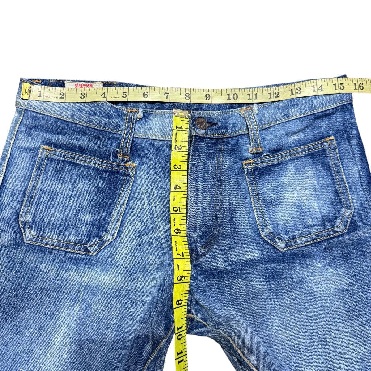 Vintage Vintage X-West Canton Denim Bell Bottom Jeans Size US 30 / EU 46 - 8 Thumbnail