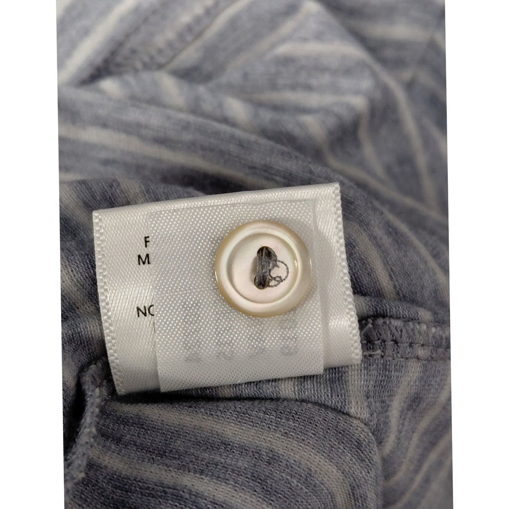 Peter Millar Peter Millar Grey Stripe Polo Shirt | Size L | Premium Golf Size US L / EU 52-54 / 3 - 3 Thumbnail