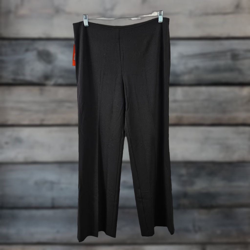 Vintage VINTAGE Margaret M Womens Dress Pants Sz 14 Black Side Zip High Rise Ladies 14 Black Dress Pants Women Mens Girls Size 36" / US 14 / IT 50 - 1 Thumbnail
