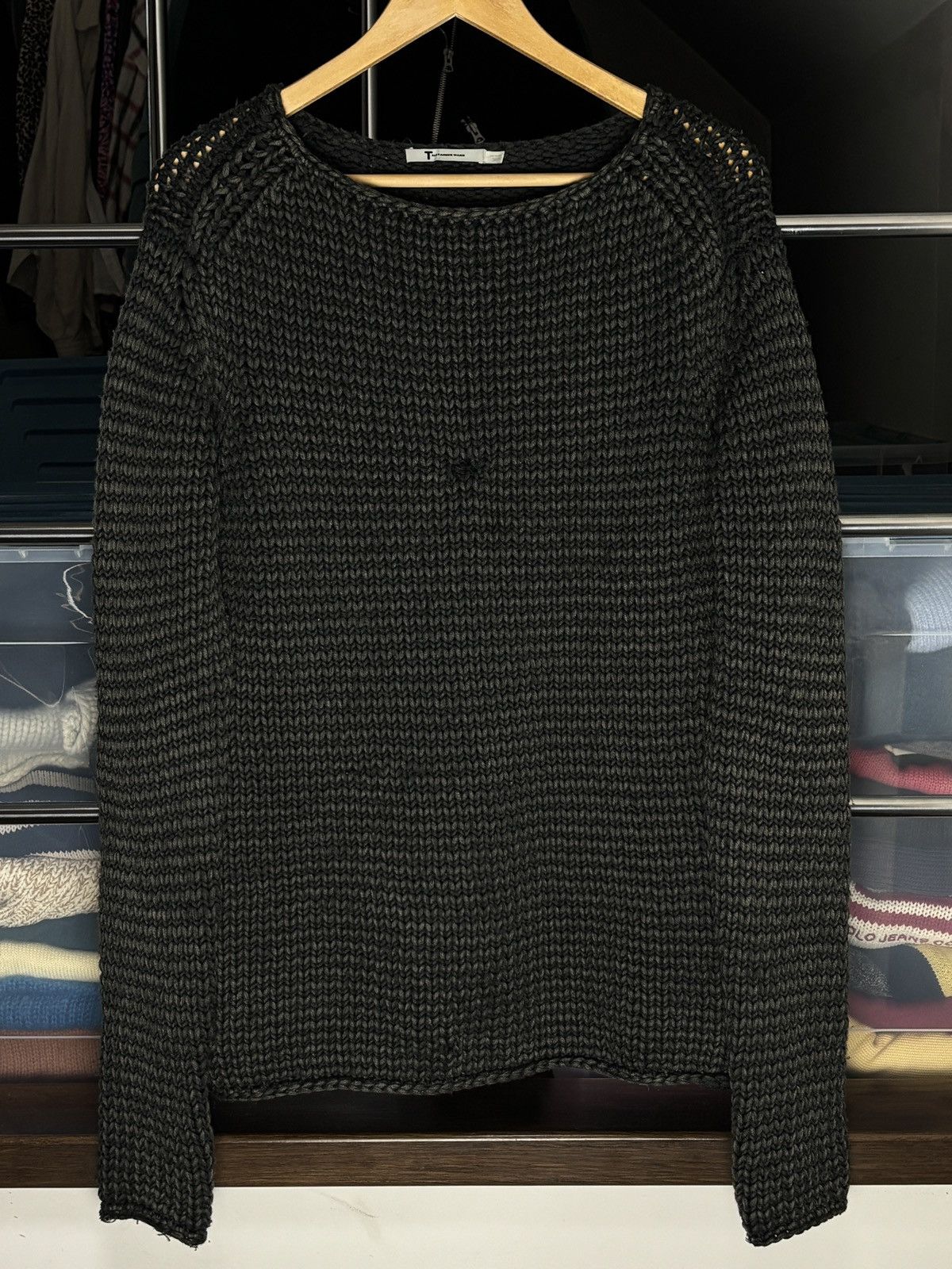Alexander Wang Alexander Wang knit wool sweater avant garde Size US M / EU 48-50 / 2 - 1 Thumbnail
