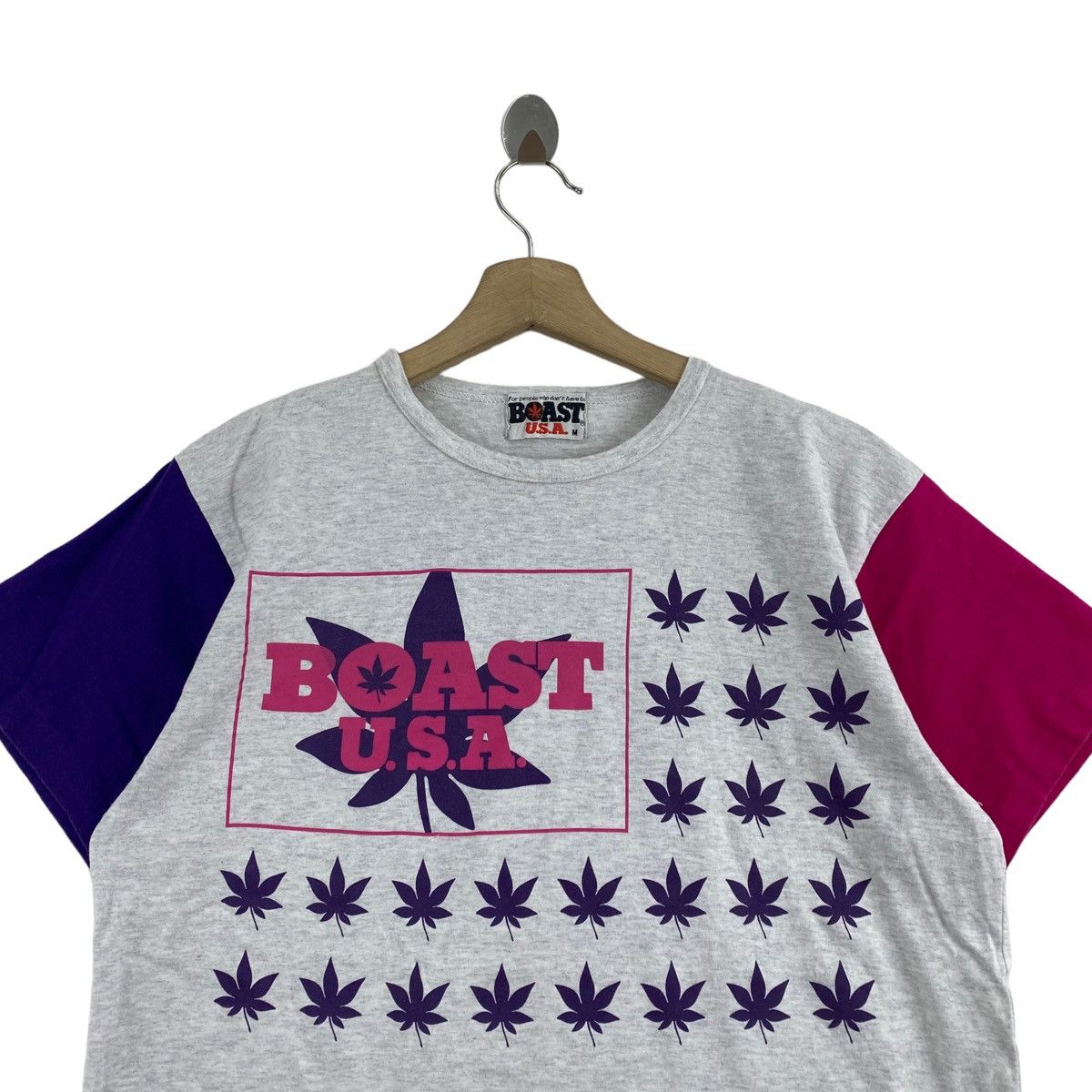 Boast × Vintage Vintage BOAST USA Sportswear Big Logo Print Short Sleeve Size US M / EU 48-50 / 2 - 4 Thumbnail