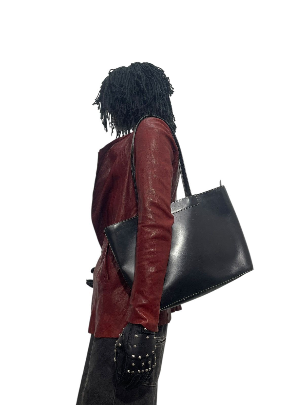 Genuine Leather Full Leather Vtg Lamarthe Shoulder Bag 2🟩1 Size ONE SIZE - 2 Thumbnail
