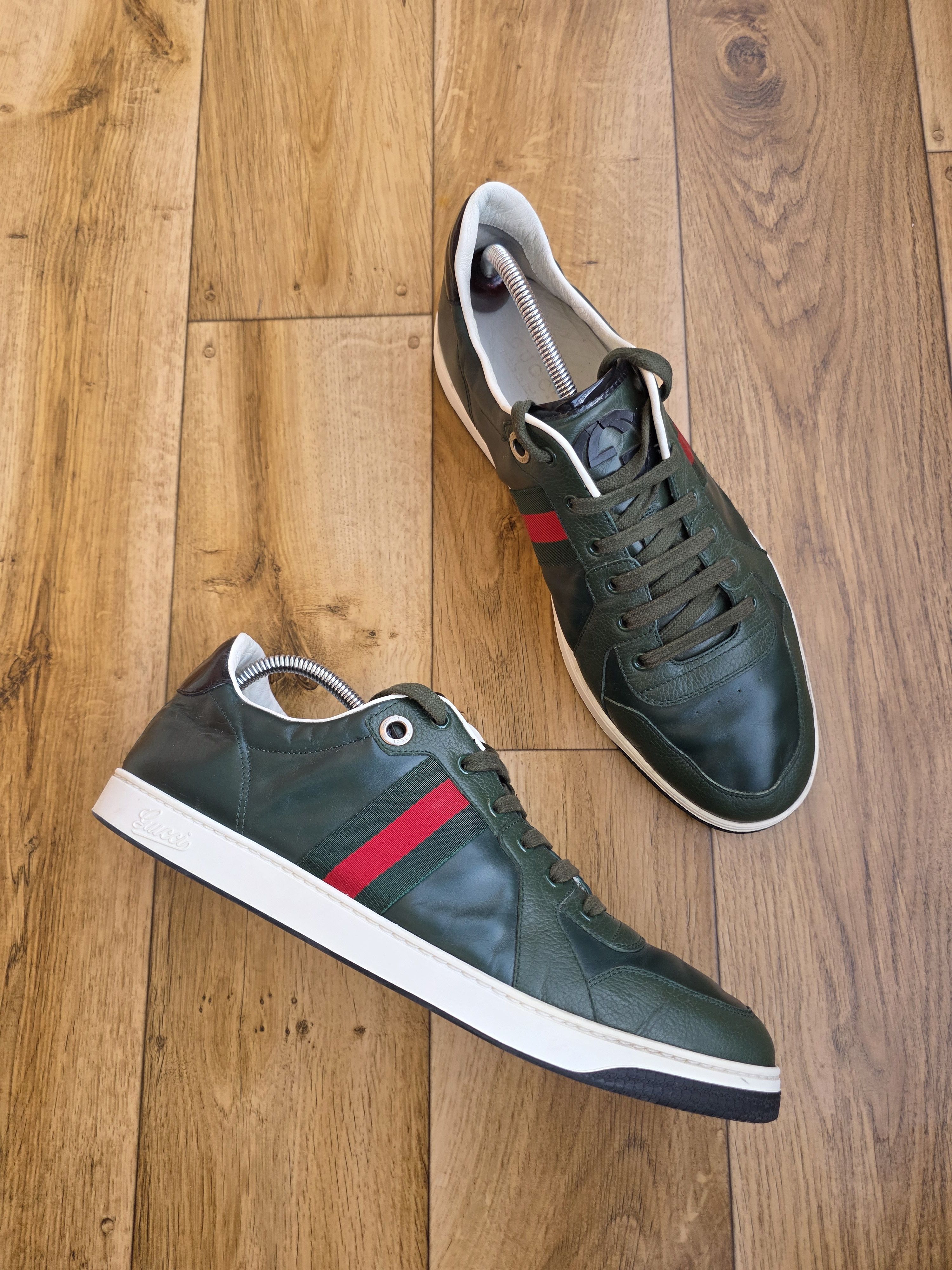 Gucci Gucci Web Low Top Sneakers Size US 14 / EU 47 - 3 Thumbnail