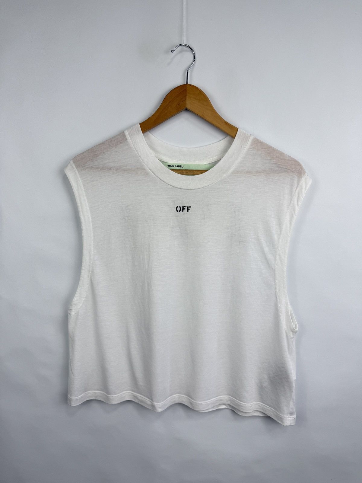 Off-White 🇺🇸 Off-White Woman Basic Tank Top Size S / US 4 / IT 40 - 6 Thumbnail
