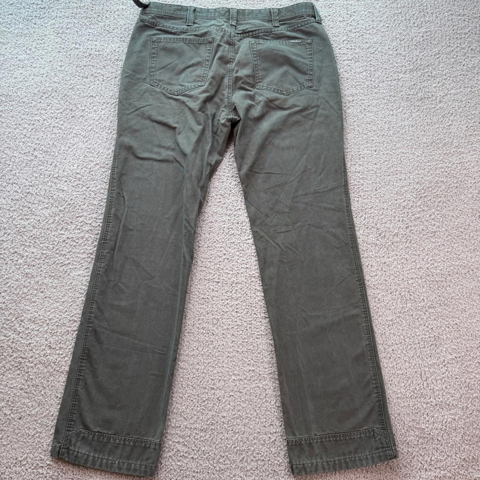 Eddie Bauer Eddie Bauer Canvas Workwear Pants 36x34 Straight Fit Size US 36 / EU 52 - 2 Thumbnail