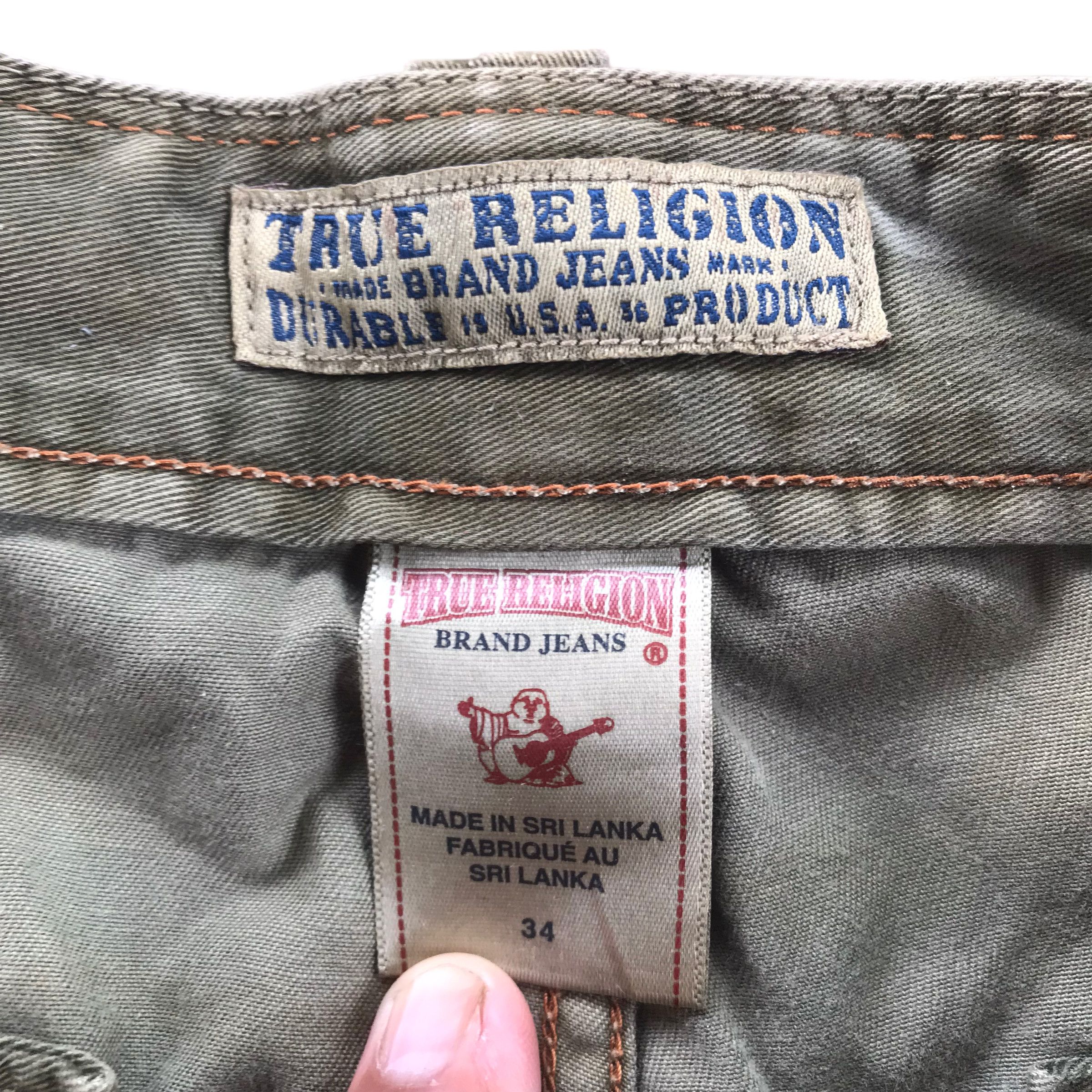 True Religion Rare Vintage True Religion Camo Short Pants -Size 37 Size US 37 - 4 Thumbnail