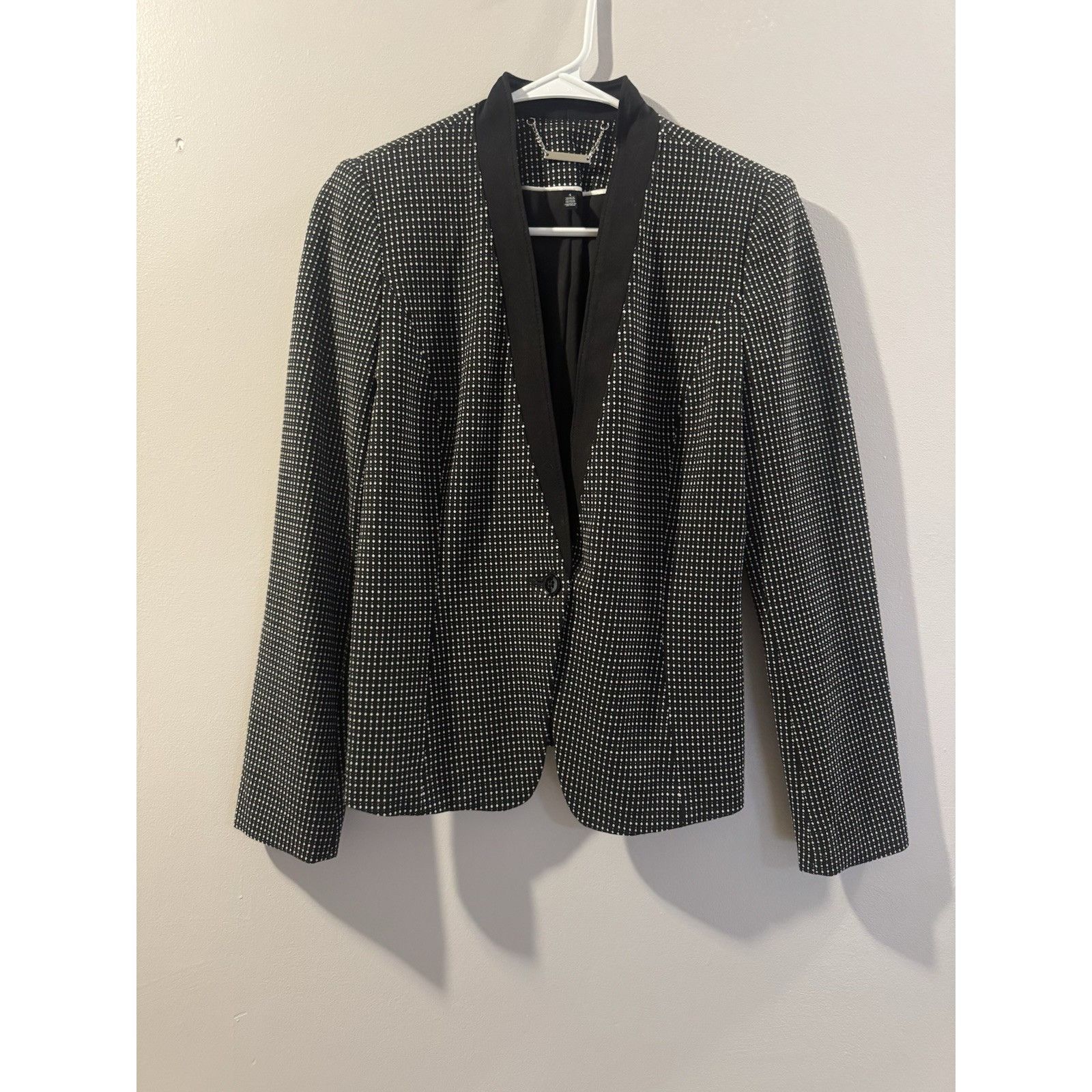 Other White & Black Blazer Size 4 Jacket Size S / US 4 / IT 40 - 1 Thumbnail