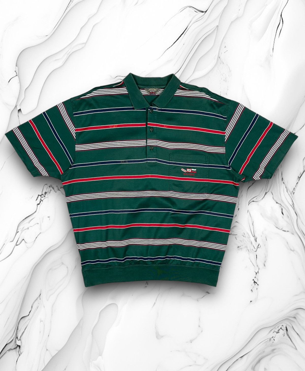 Paul & Shark Vintage Paul & Shark Luxury Designer Polo Shirt Size US XL / EU 56 / 4 - 1 Thumbnail