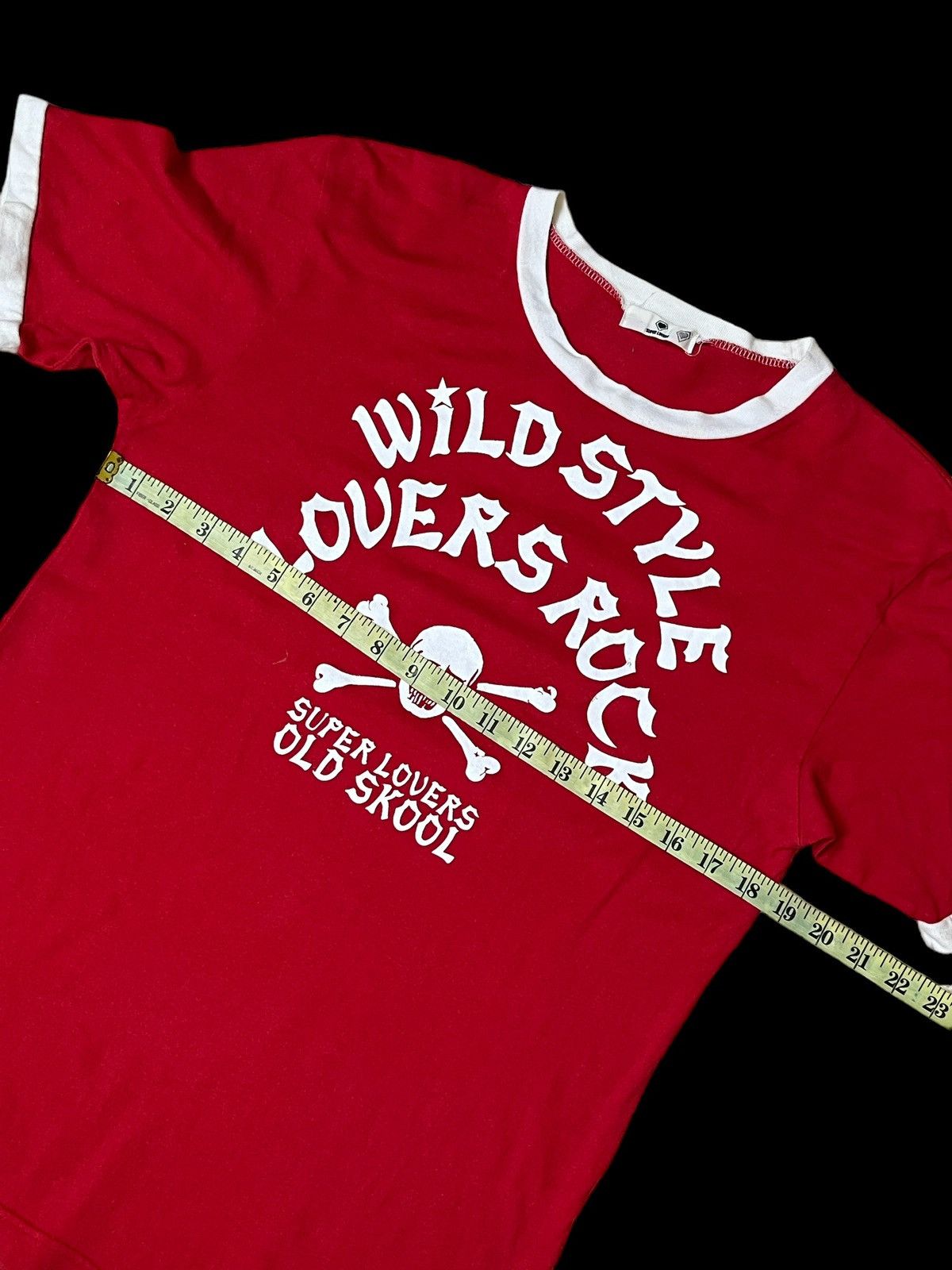Japanese Brand ICONIC🔥SUPERLOVERS WILD STYLE OLD SKOOL RINGGER T SHIRT Size US S / EU 44-46 / 1 - 6 Thumbnail