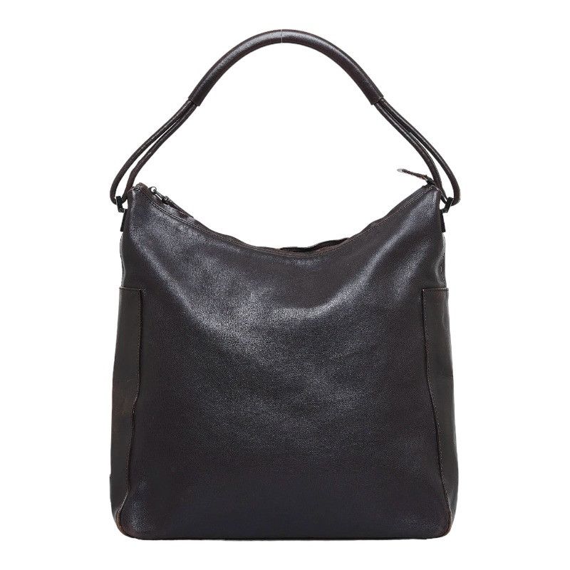 image of Gucci Leather Shoulder Bag in Brown, Women's