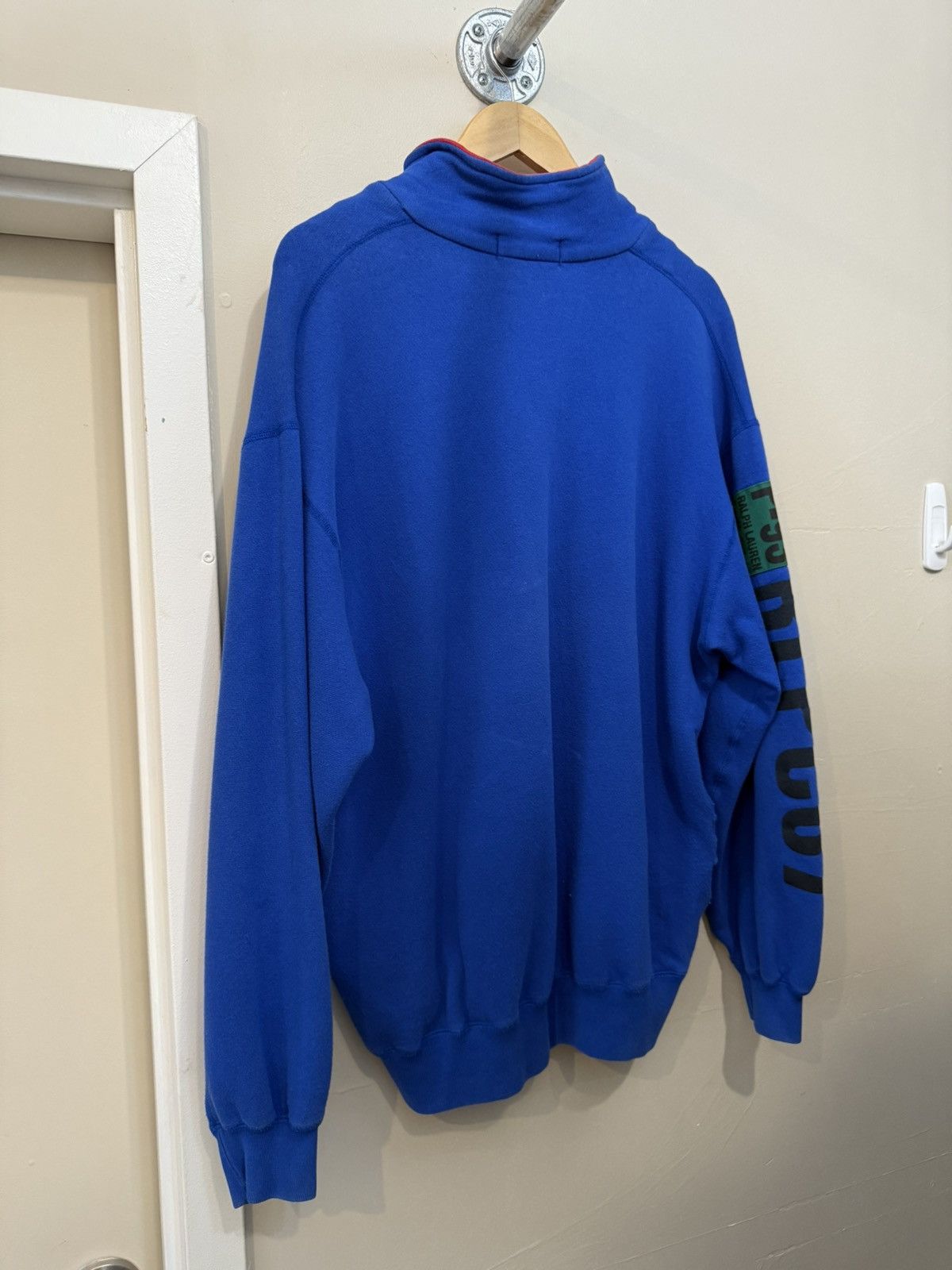 Polo Ralph Lauren 1993 RLPC quarter zip blue sweatshirt Size US L / EU 52-54 / 3 - 2 Thumbnail