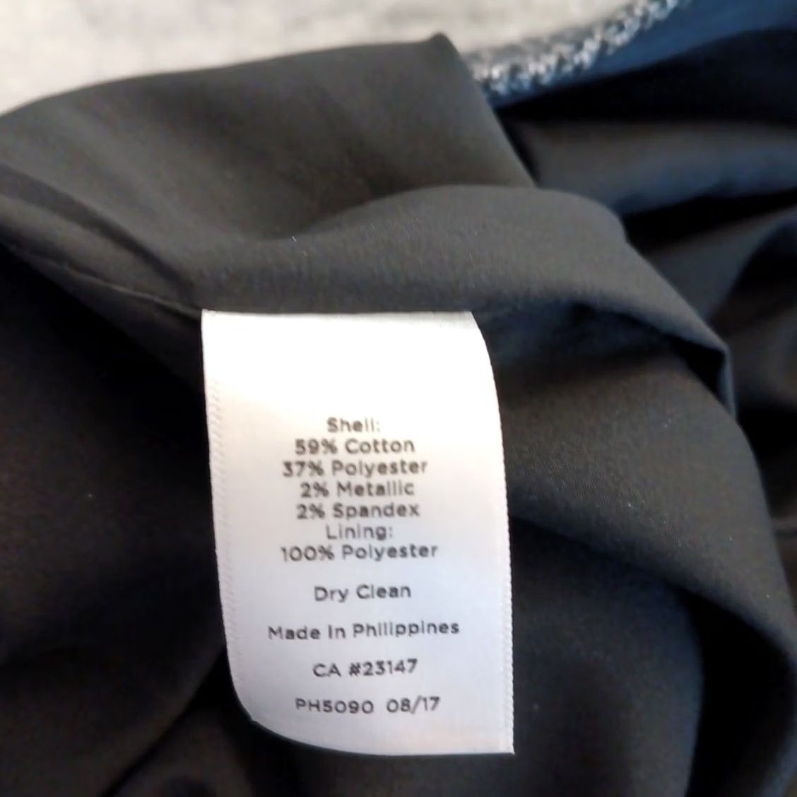 Talbots Talbots Skirt Knee Length Gray Cotton Blend Size 4 Lined Pencil Womens Regular Vintage No Size 27" / US 4 / IT 40 - 8 Thumbnail