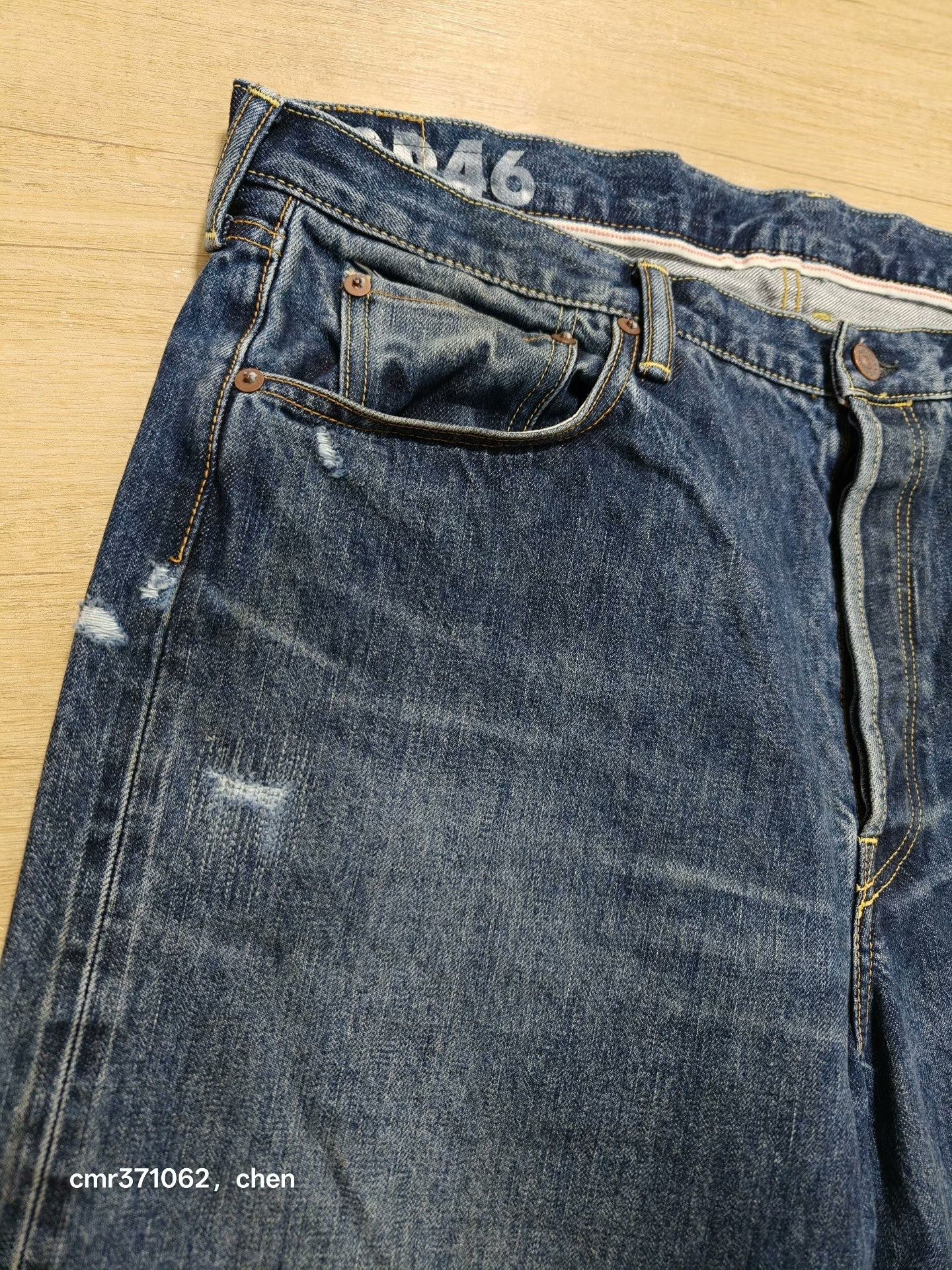Visvim VISVIM 26SS SOCIAL SCULPTURE 01 WIDE DMGD-46 Size US 30 / EU 46 - 3 Thumbnail