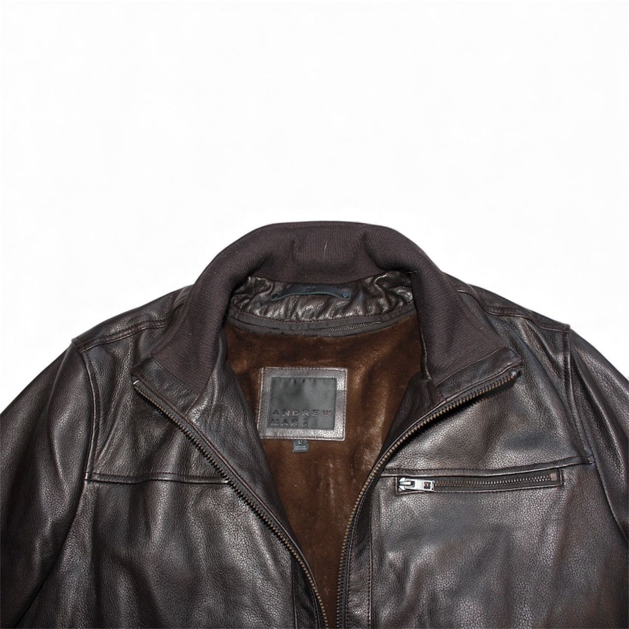 Andrew Marc Andrew Marc Leather Jacket – Dark Brown – Size M – Like New Size US L / EU 52-54 / 3 - 3 Thumbnail