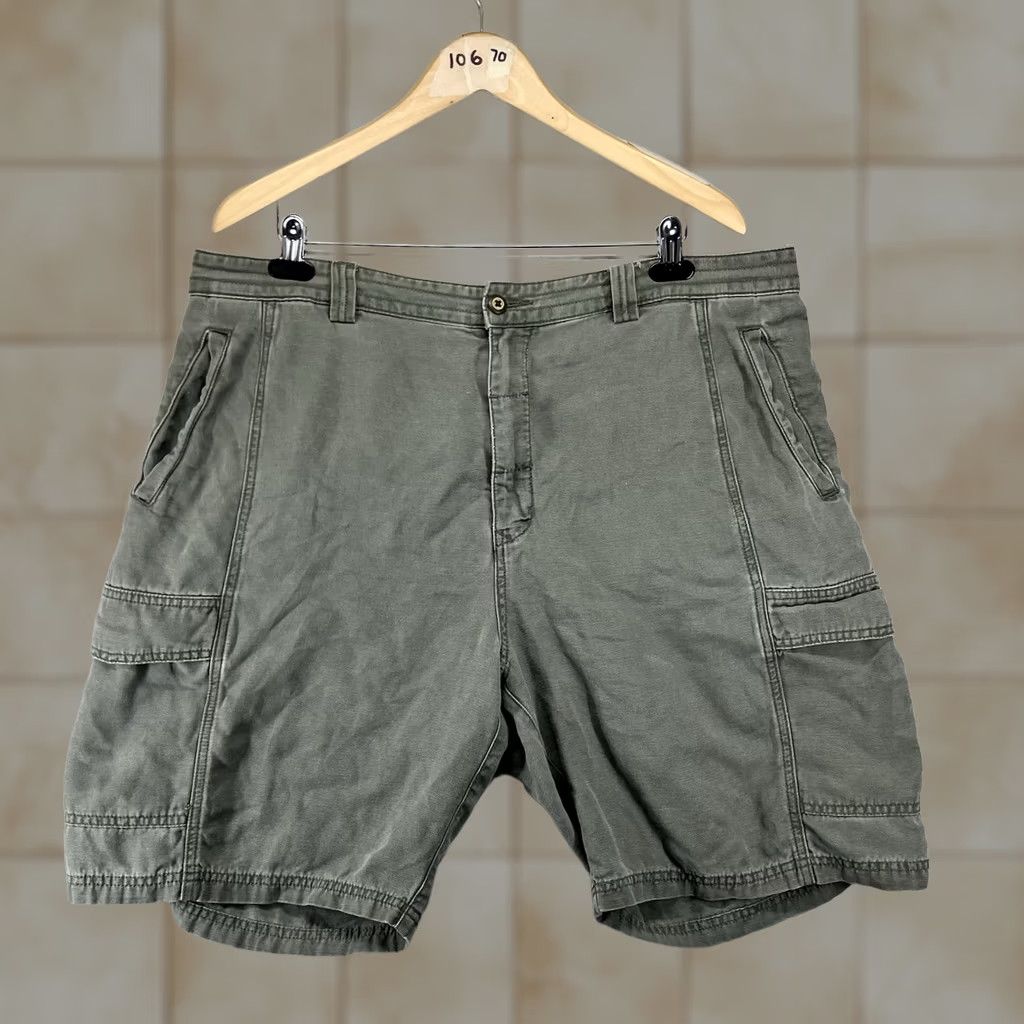 Tommy Bahama Tommy Bahama Relax Mens 40 Olive Green Cargo Shorts Tencel Cotton Blend Size US 40 / EU 56 - 1 Thumbnail