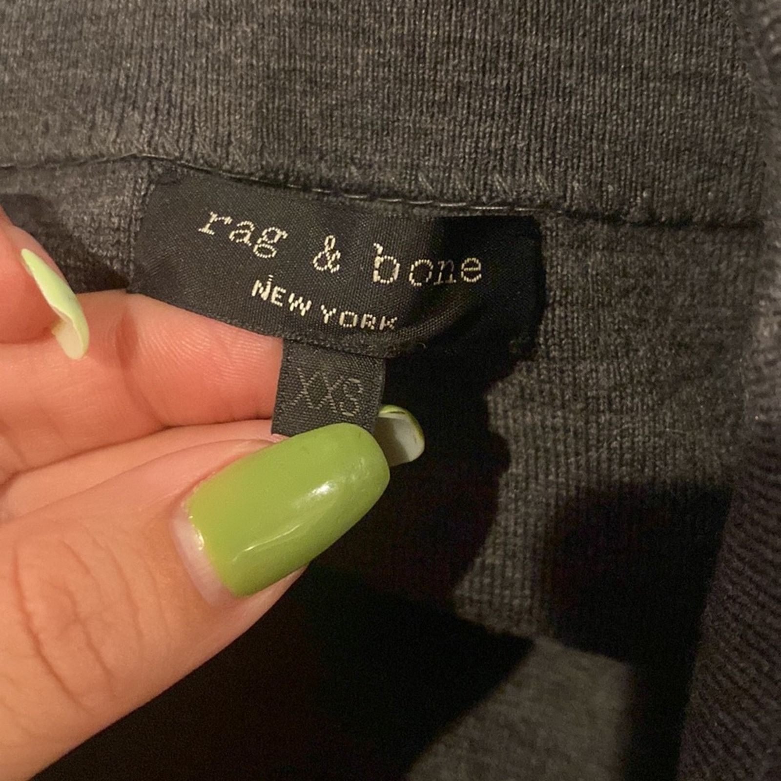Rag & Bone Rag & Bone Anthracite Alanna Split Wool Skirt SZ.XXS Grey Size 24" / US 00 / IT 34 - 6 Thumbnail