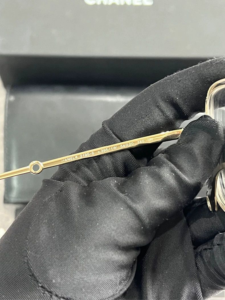 Chanel Chanel Gold Trim Eyeglasses -2505 Size ONE SIZE - 5 Thumbnail