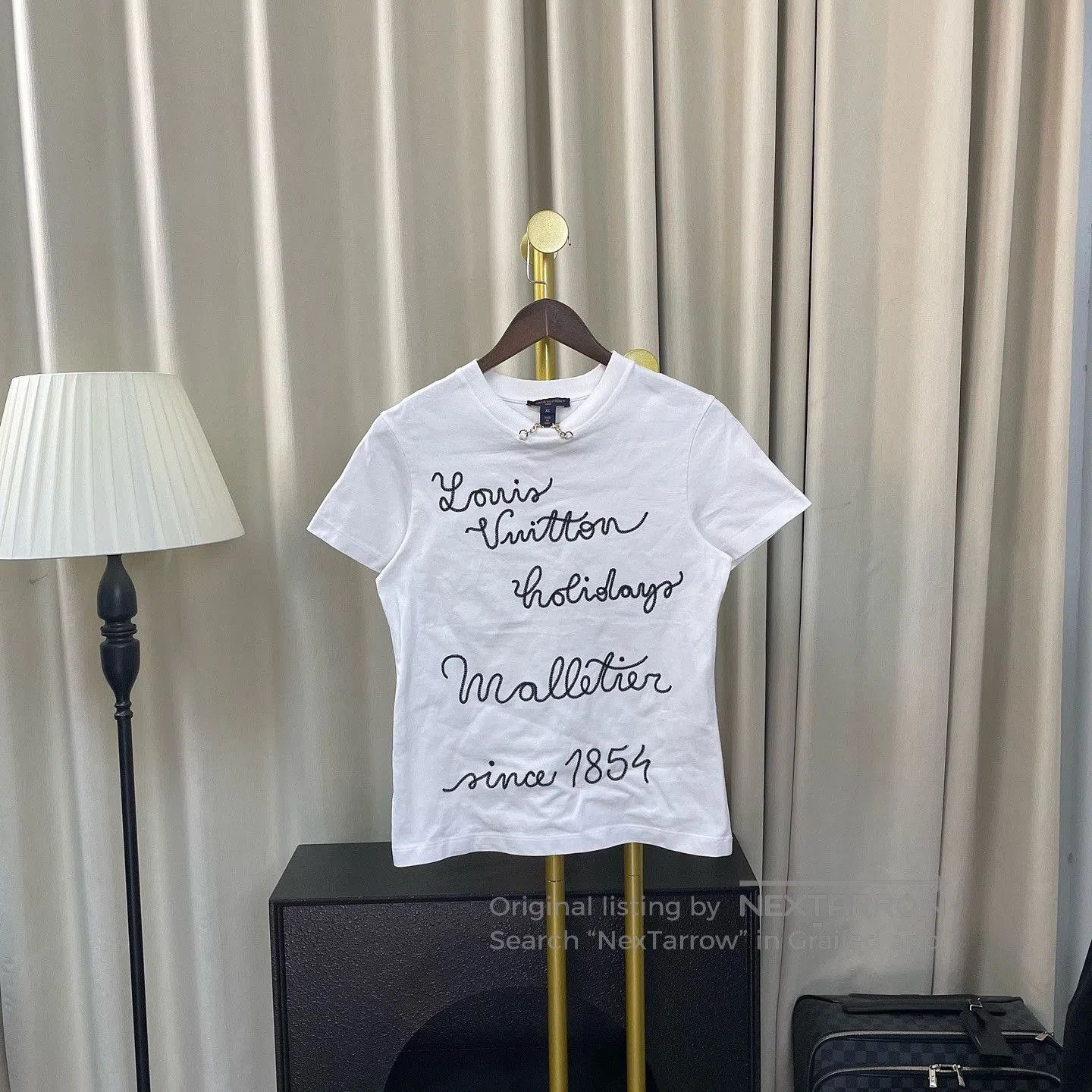 Louis Vuitton Louis Vuitton Embroidered Chain T-Shirt Size XS