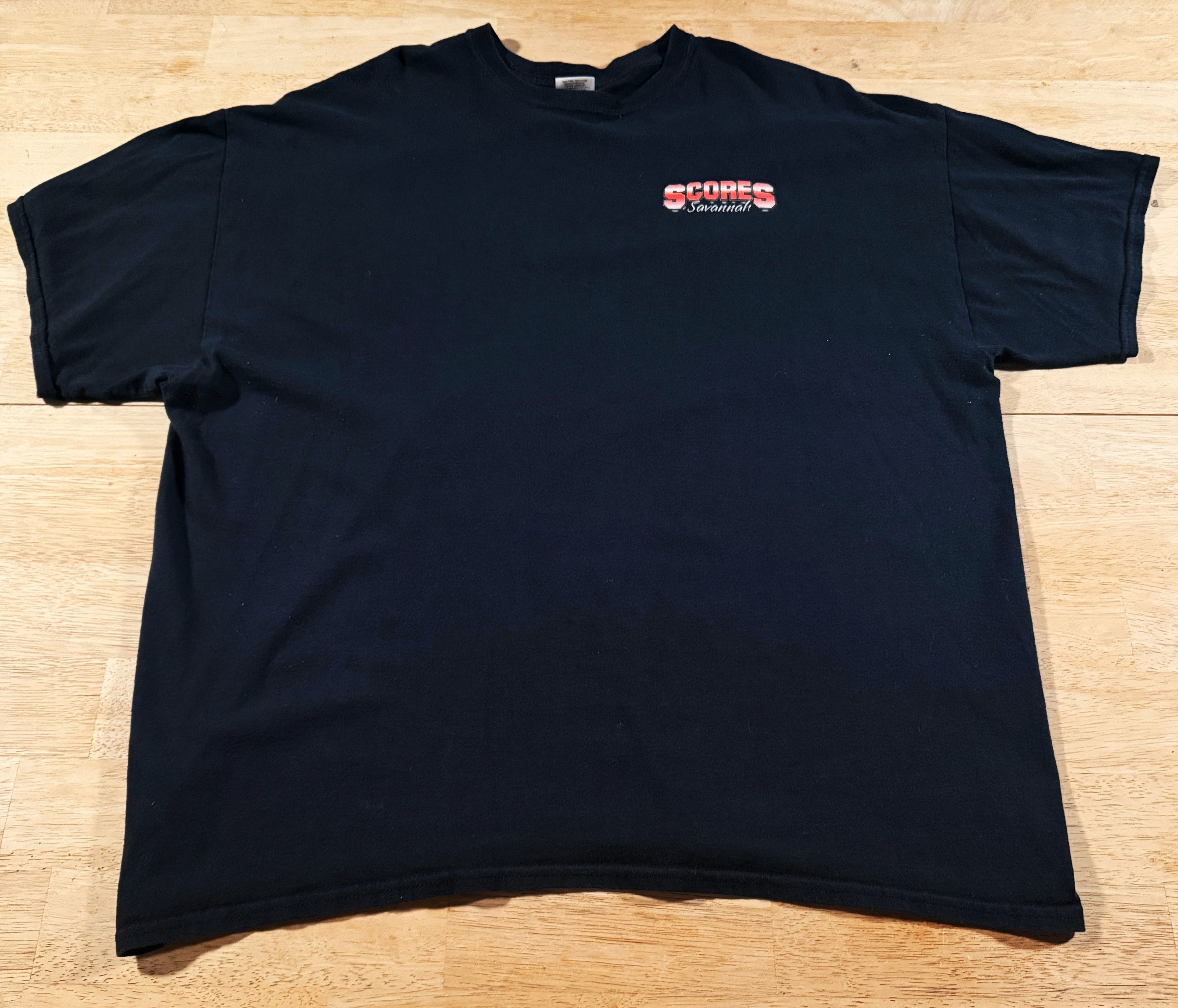 Scores Strip Club 2X Vintage Shirt Rare 1 of 1 Short Sleeve T Shirts