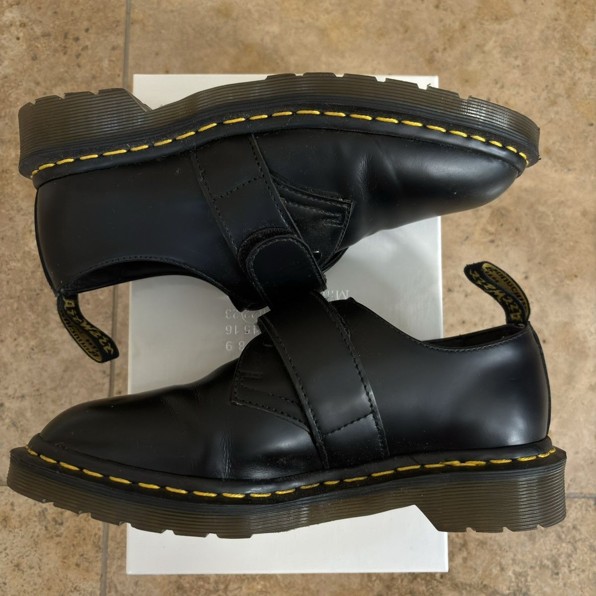 Dr. Martens × Engineered Garments 1461 derby oxford Smith leather Japan 3 eye slip on velcro Size US 6 / IT 36 - 6 Thumbnail