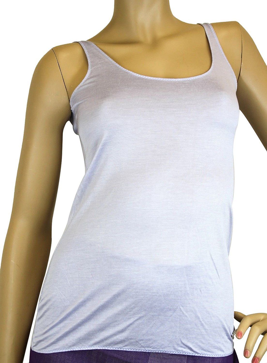 Gucci Women's Lilac Rayon Medium Logo Tank Top Size M / US 6-8 / IT 42-44 - 1 Thumbnail