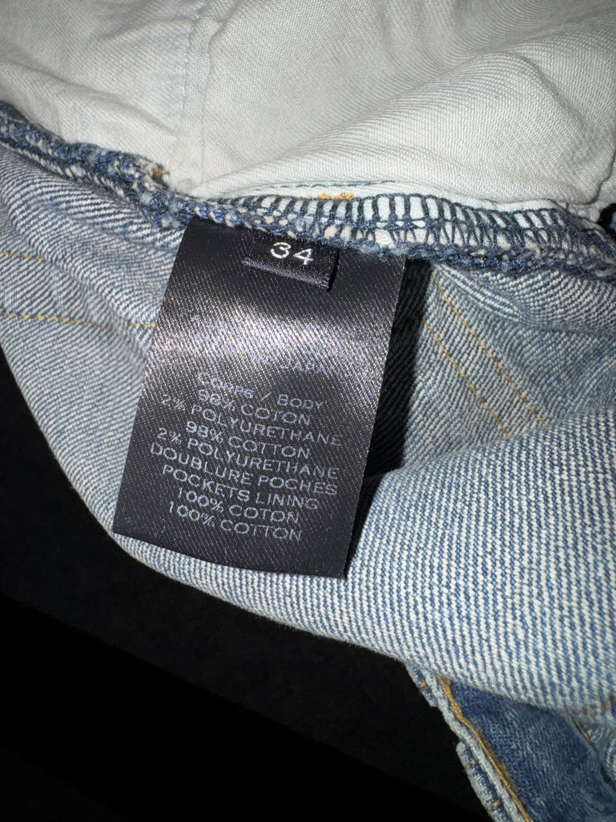 Balmain Balmain Blue Biker Jeans Size US 34 / EU 50 - 8 Thumbnail